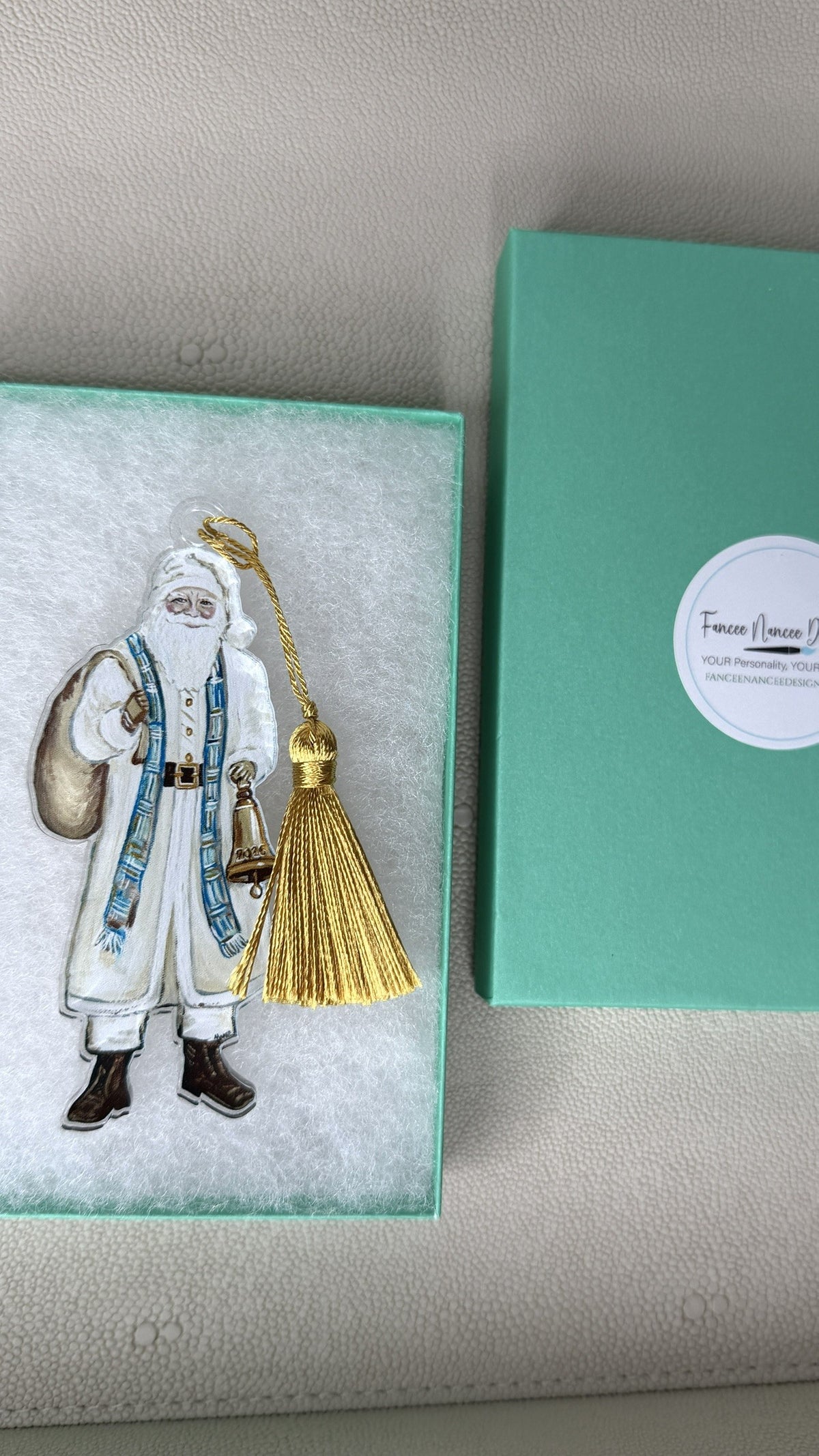 2026 Santa Ornament: "Believe 365"