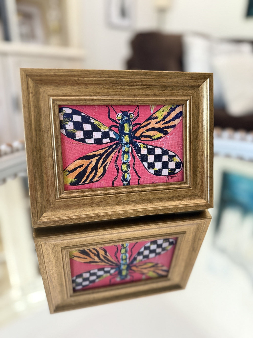 Mini-Me Framed Print: "Wingin' It in Style"