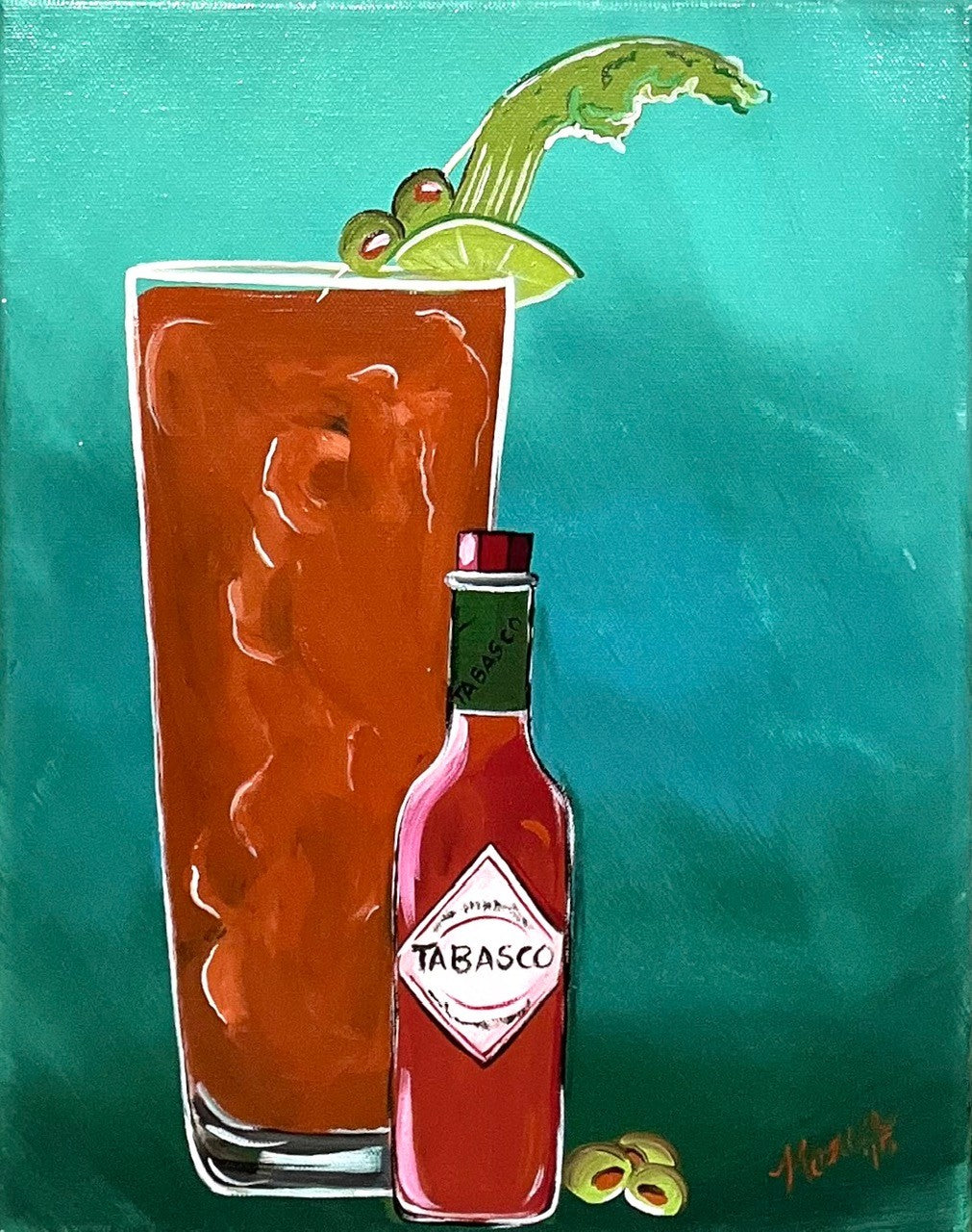 "Tomato & Tabasco" Print