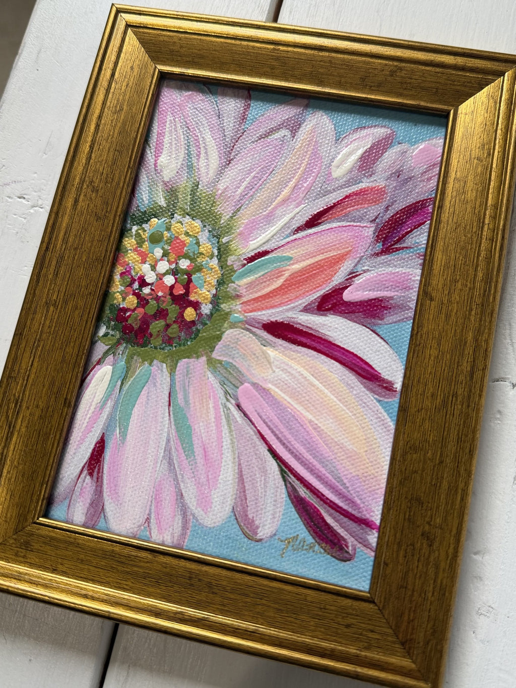 Mini-Me Framed Art: "Happy Vibes"