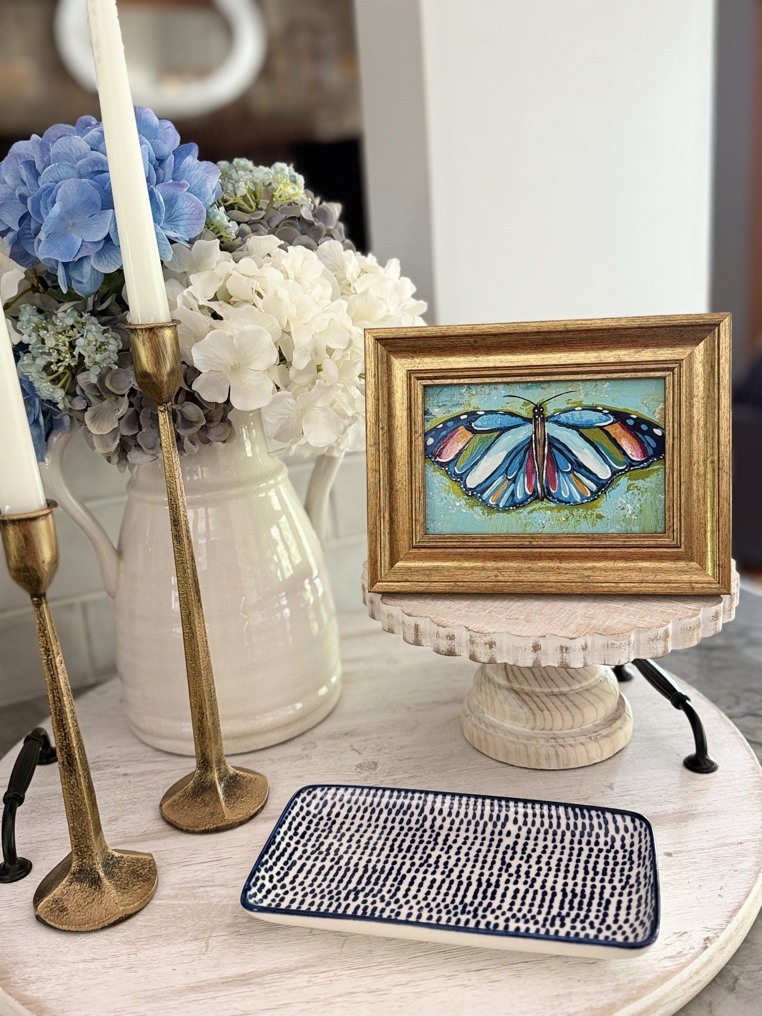 Mini-Me Framed Art: "Flutter By"