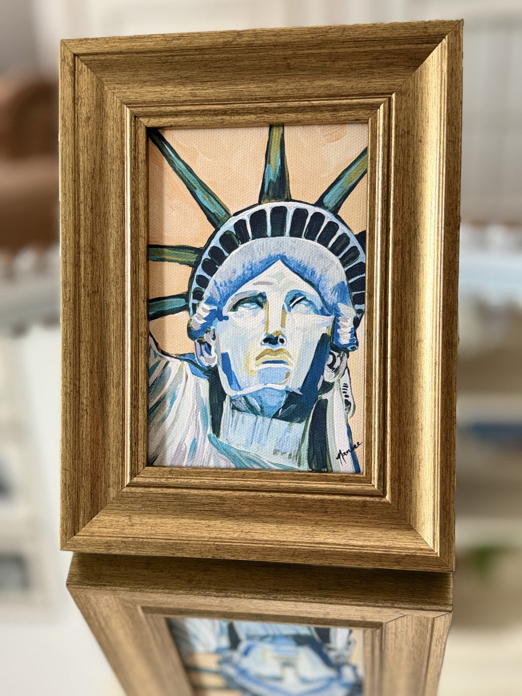 Mini-Me Framed Art: "Crowned in Liberty"