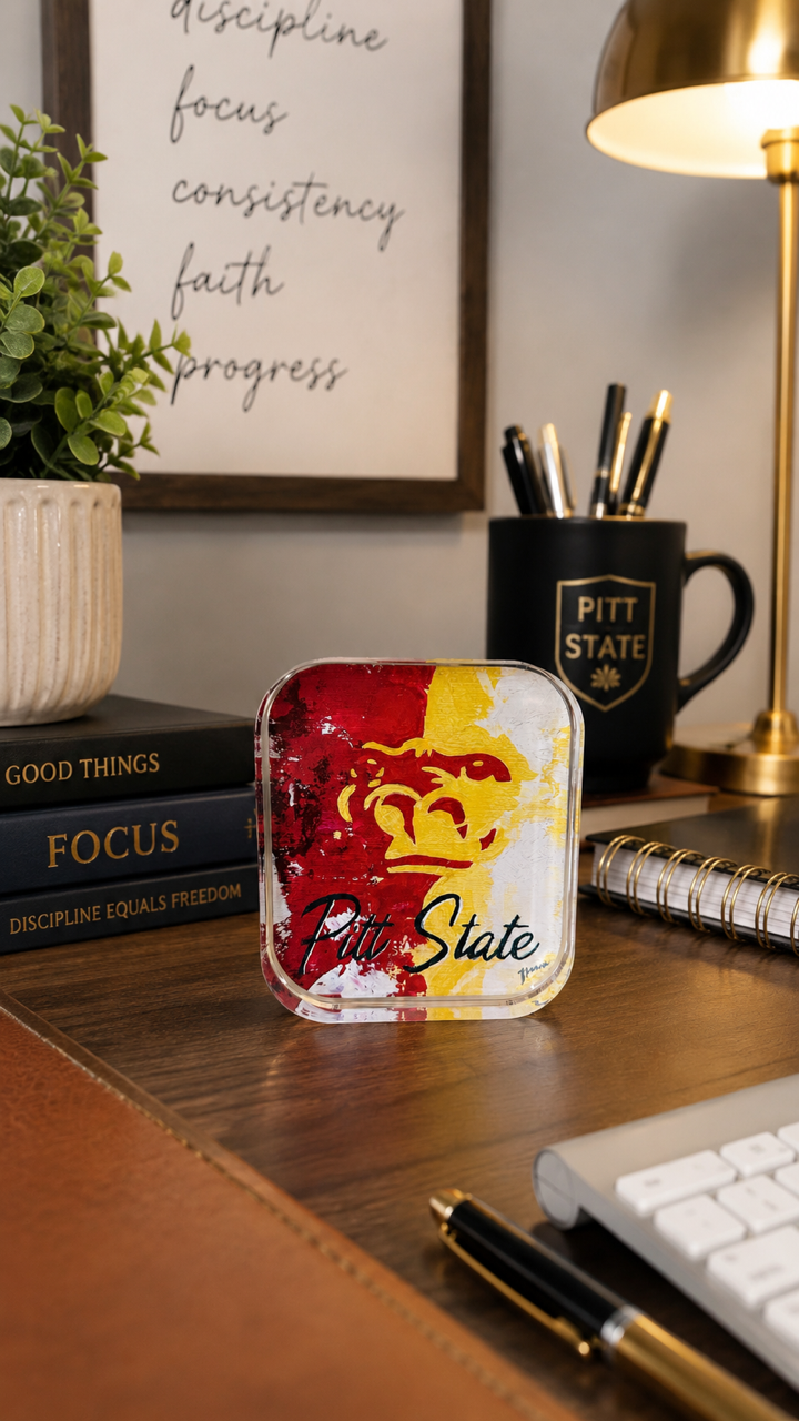 Acrylic Art: Pitt State Gorilla