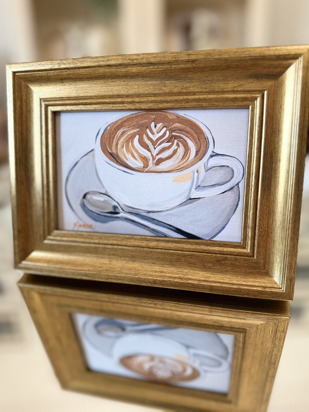 Mini-Me Framed Art: "Hug in a Mug"