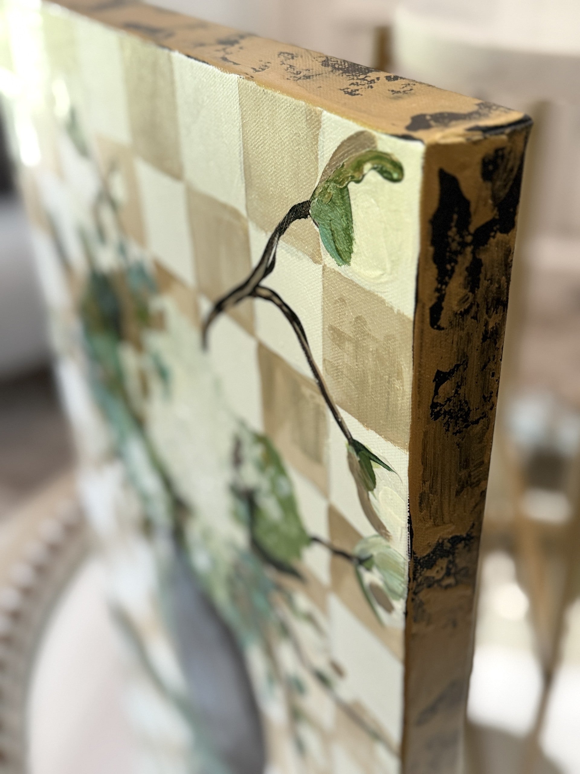 ORIGINAL "Patterns & Petals" Collection #8 of 12 pieces, Size: 16" x 20"