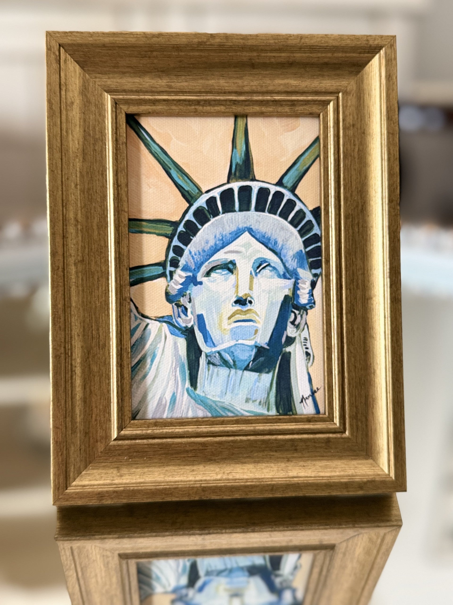Mini-Me Framed Art: "Crowned in Liberty"