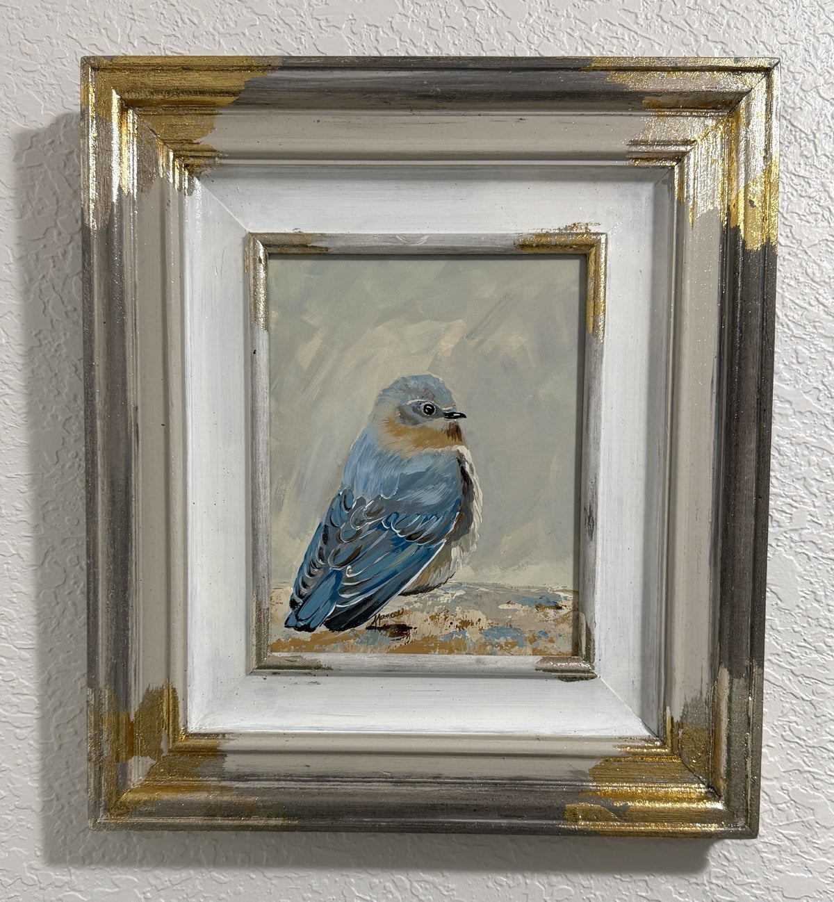 Fancee Frame: "Simply Blue-tiful"--16" x 18" finished size