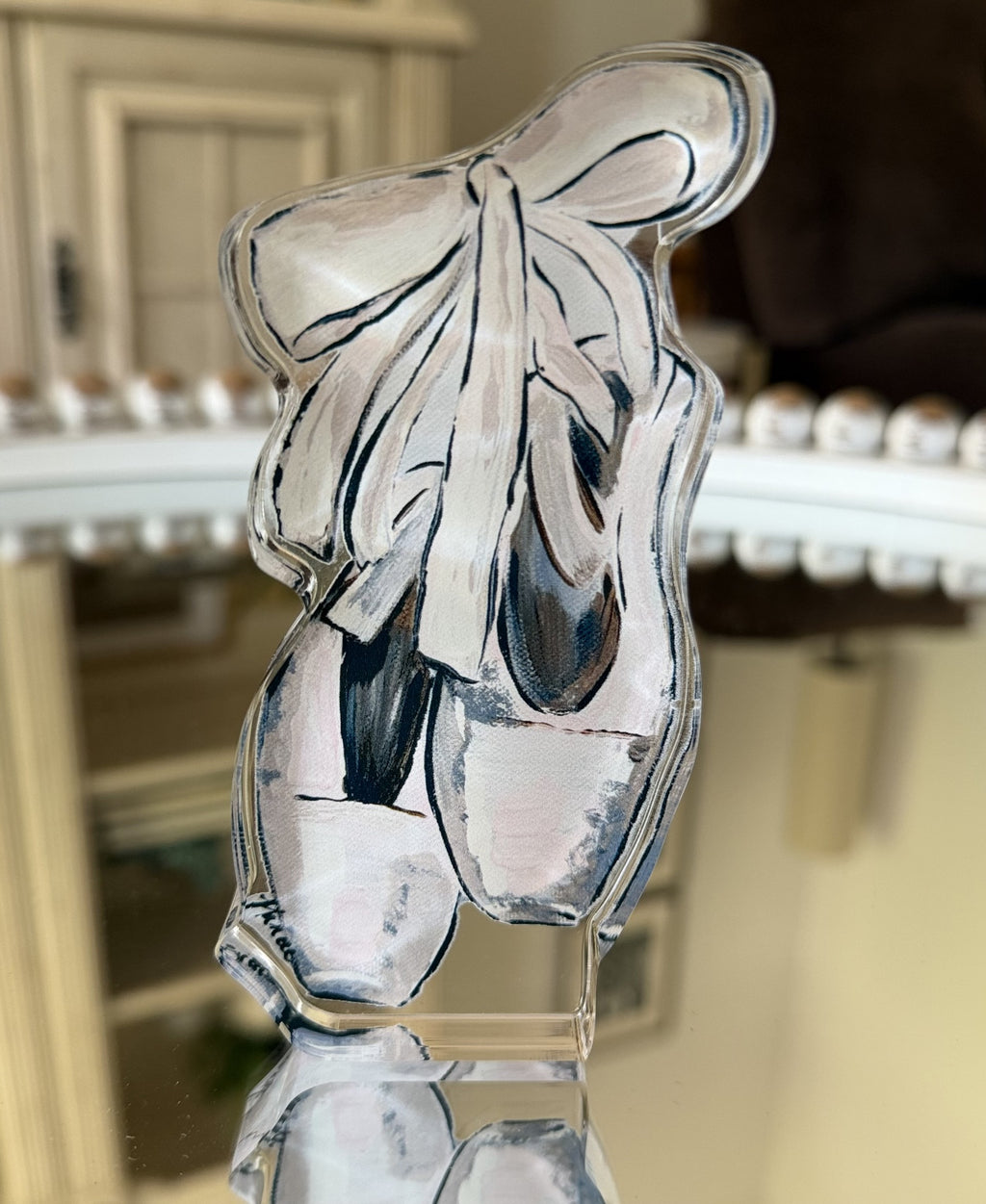 Acrylic Art: "En Pointe" Ballet Slippers