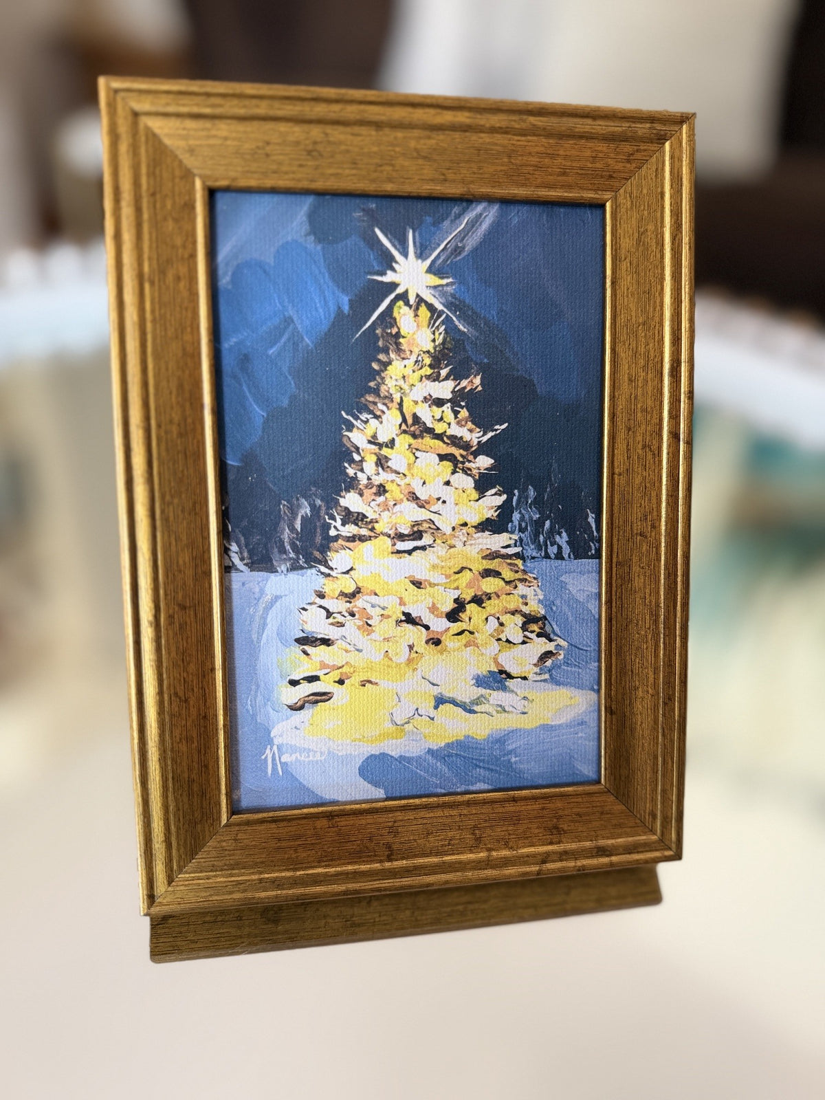 Mini-Me Framed Print: "Glow of Christmas"