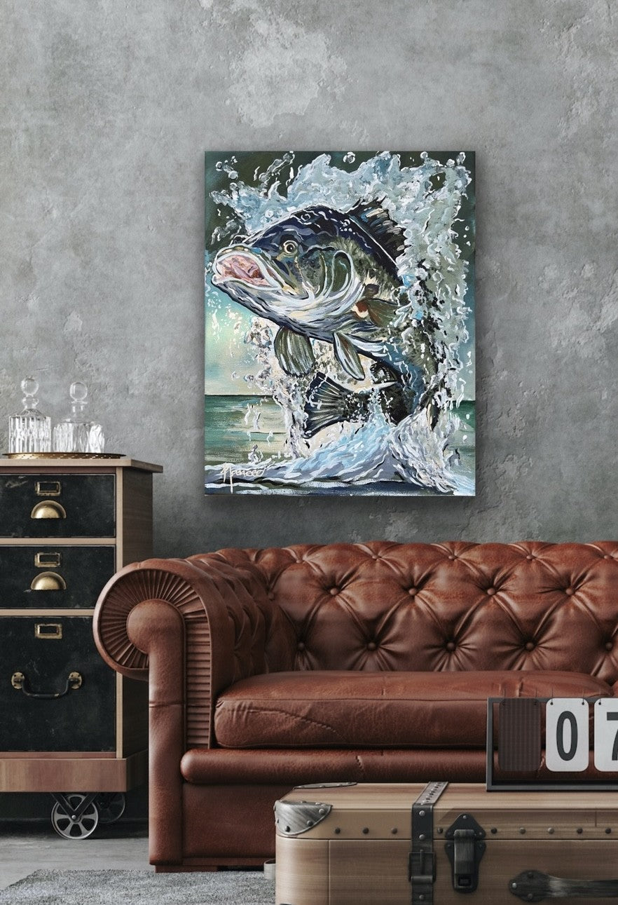 "What a CATCH!" Gallery Quality Print Wall Art