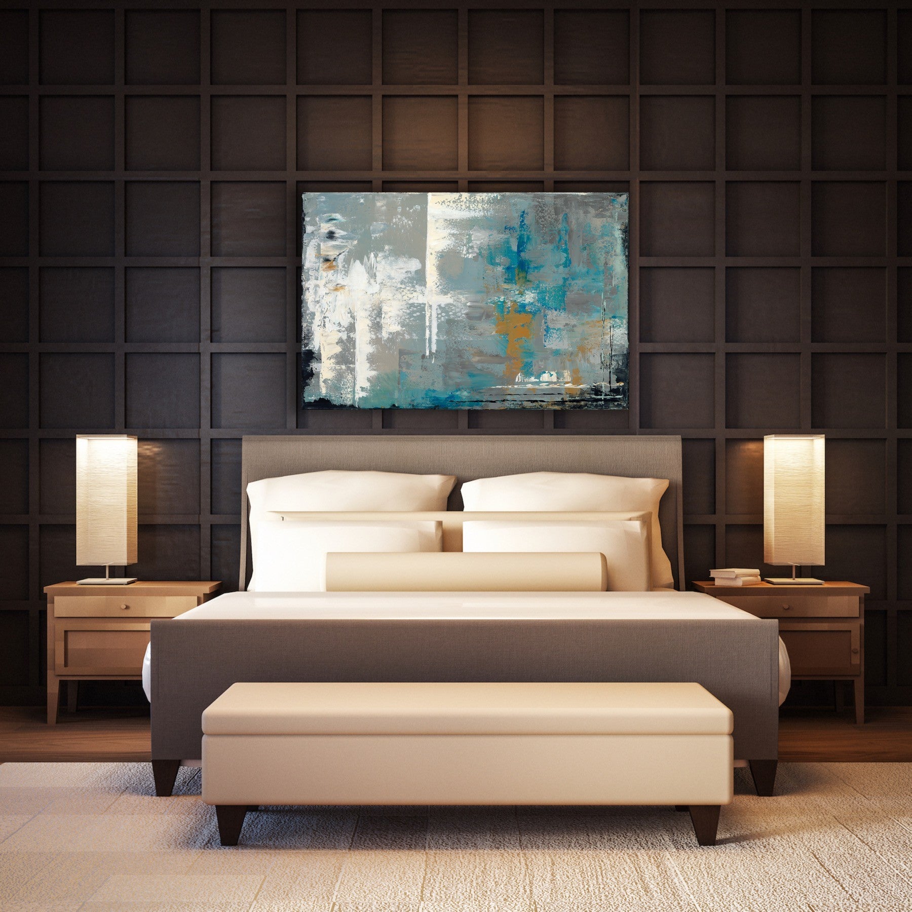 "Abstract: Concrete Gorgeous" Gallery Quality Print Wall Art