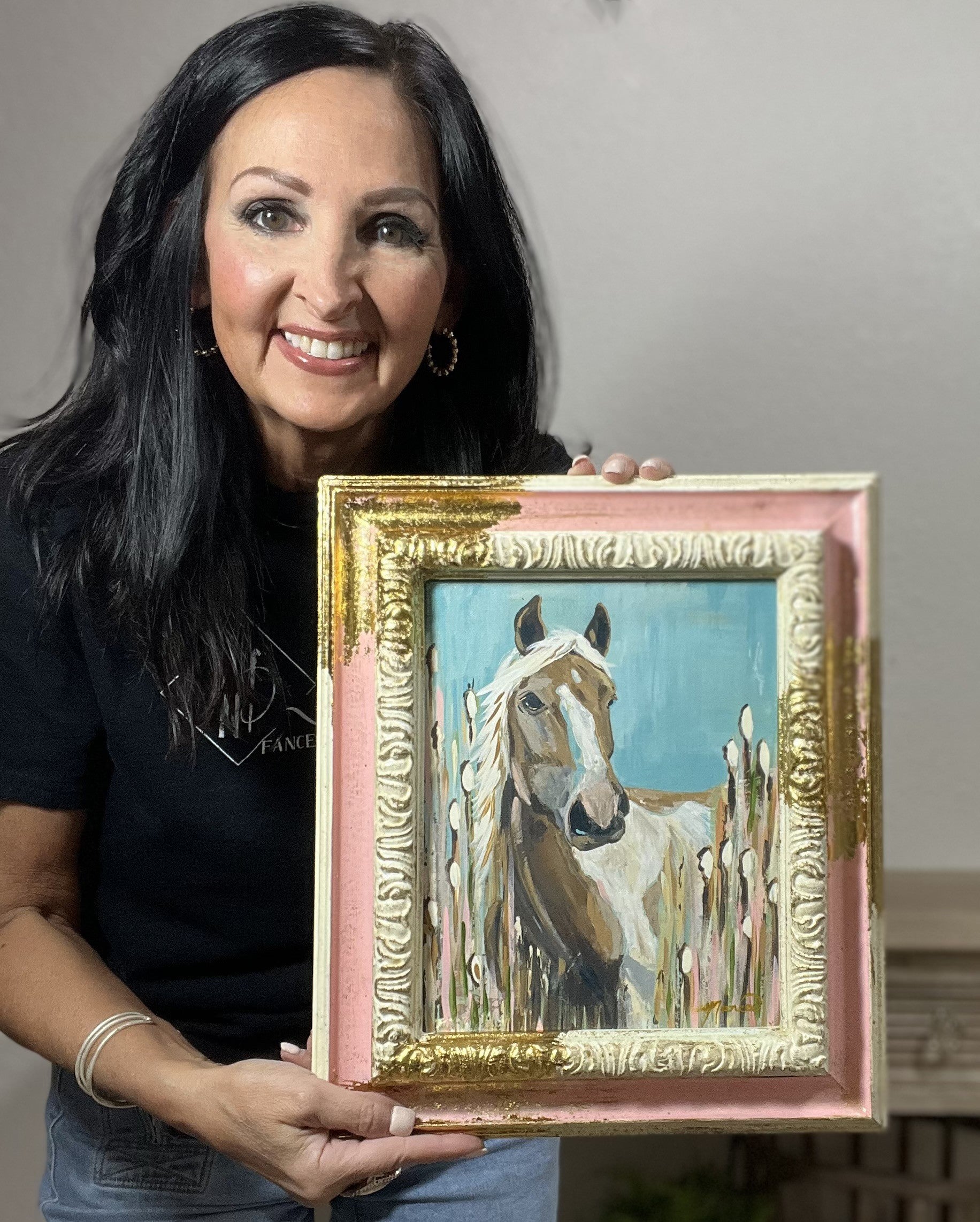 Fancee's Signature Collection: "Mane Attraction" - 14" x 12"