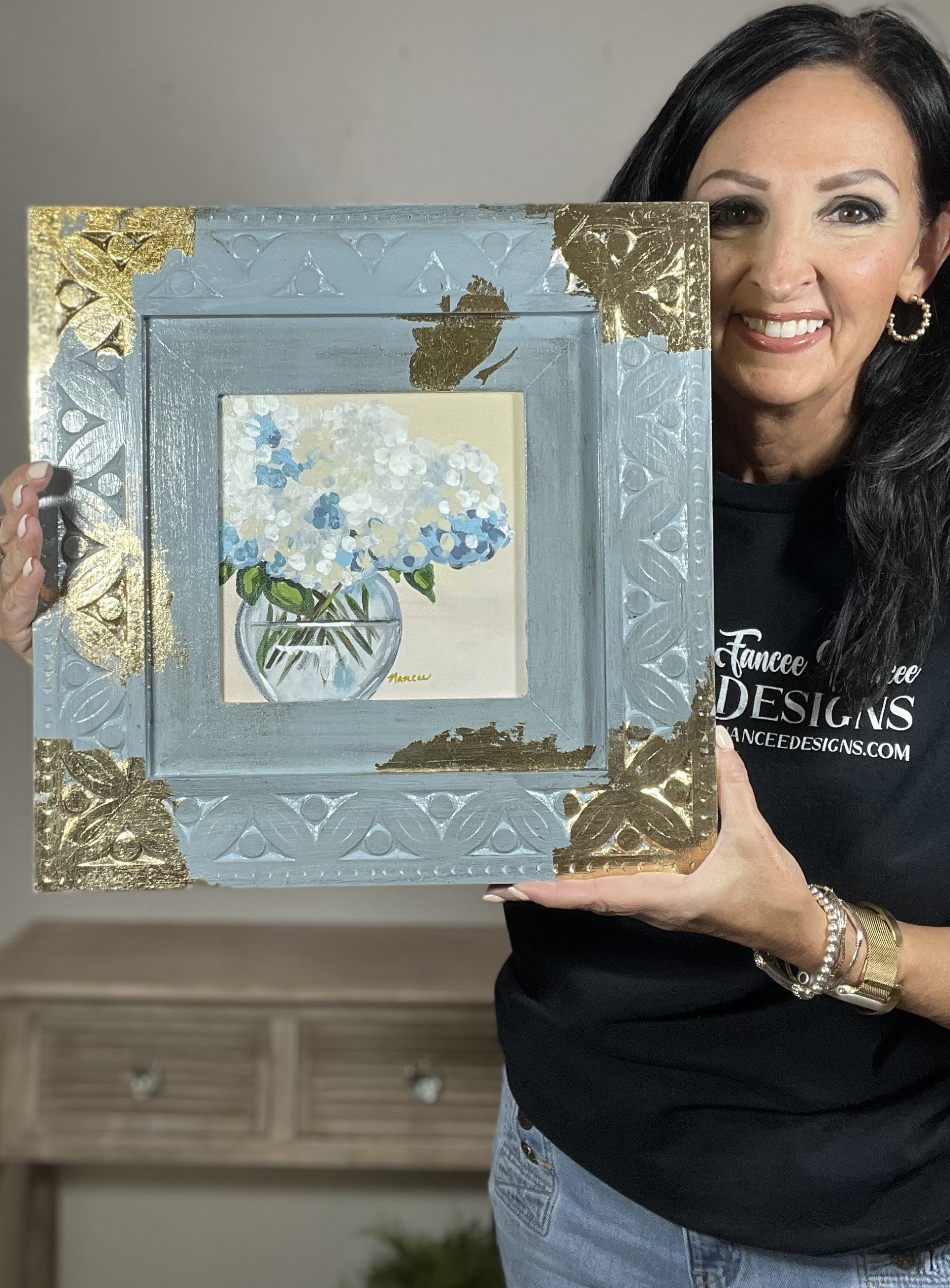 Fancee's Signature Collection: "Michelle - 2" - 14" x 14"