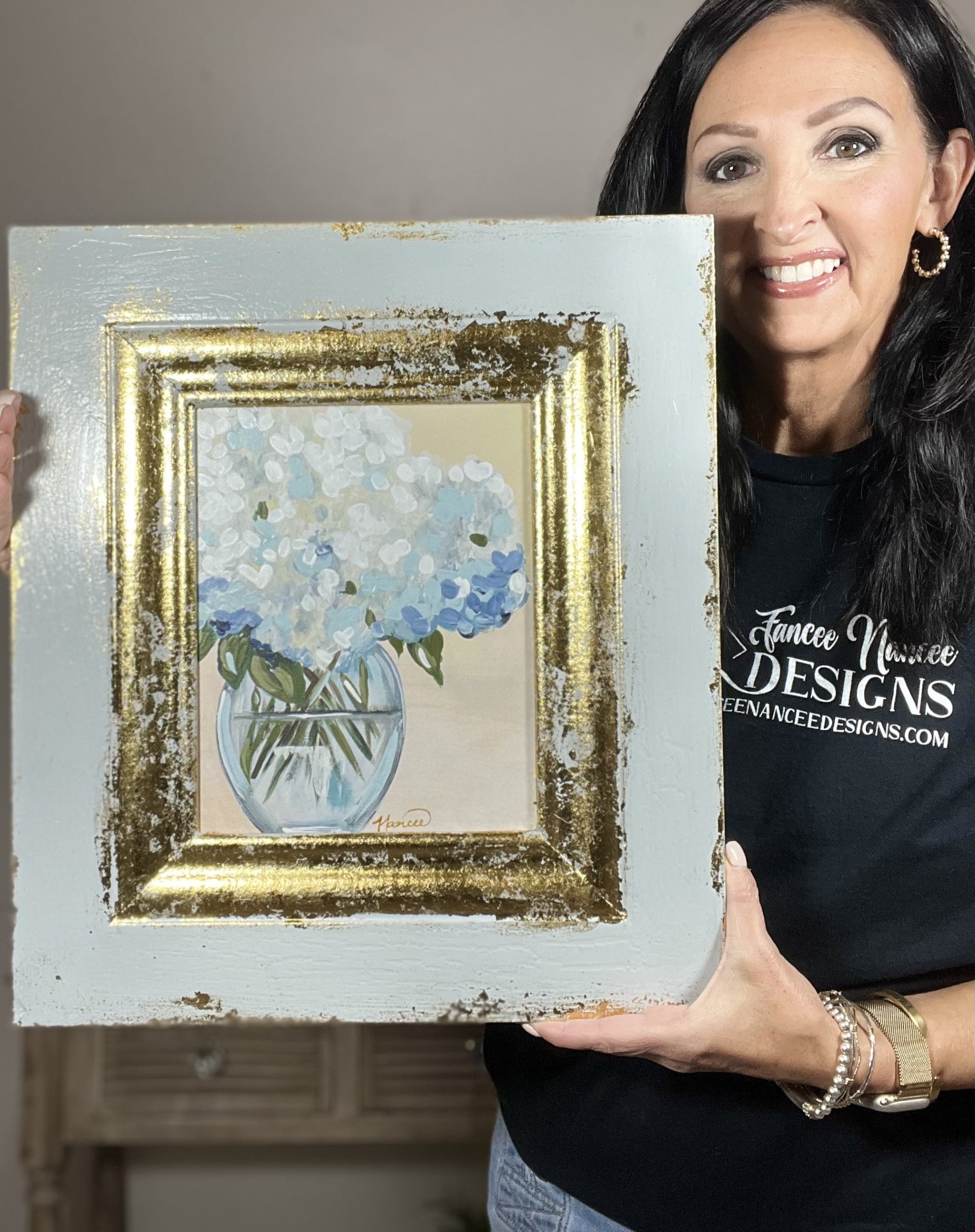 Fancee's Signature Collection: "Michelle - 1" -  16.5" x 14.75"