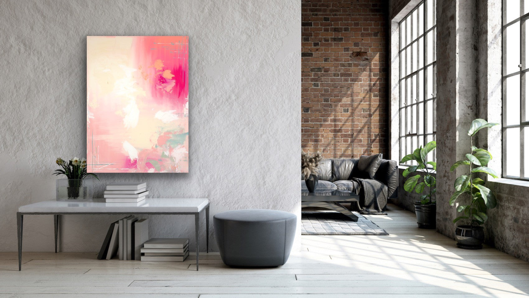 "Abstract: Pretty in Pinks" Gallery Quality Print Wall Art
