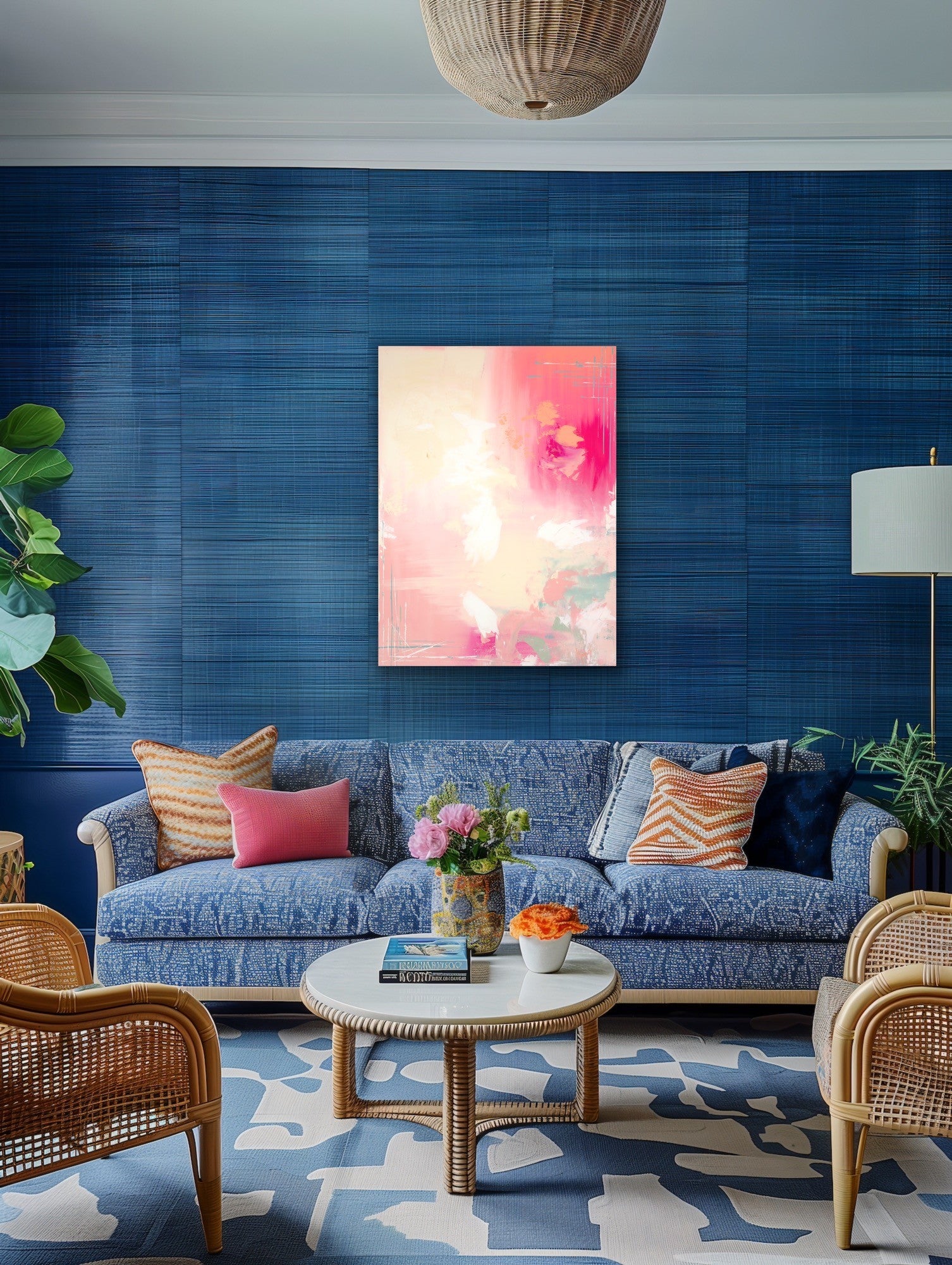 "Abstract: Pretty in Pinks" Gallery Quality Print Wall Art