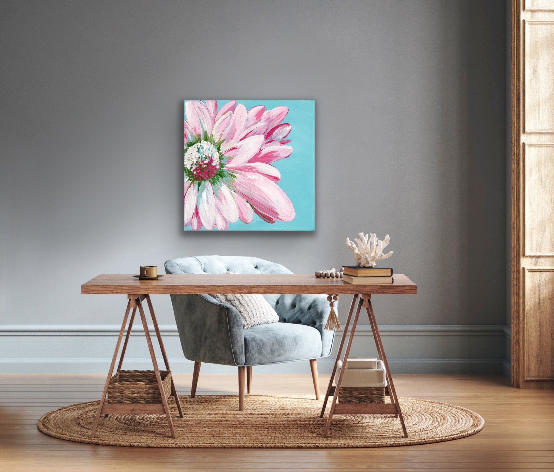 "Happy Vibes" Gallery Quality Print Wall Art