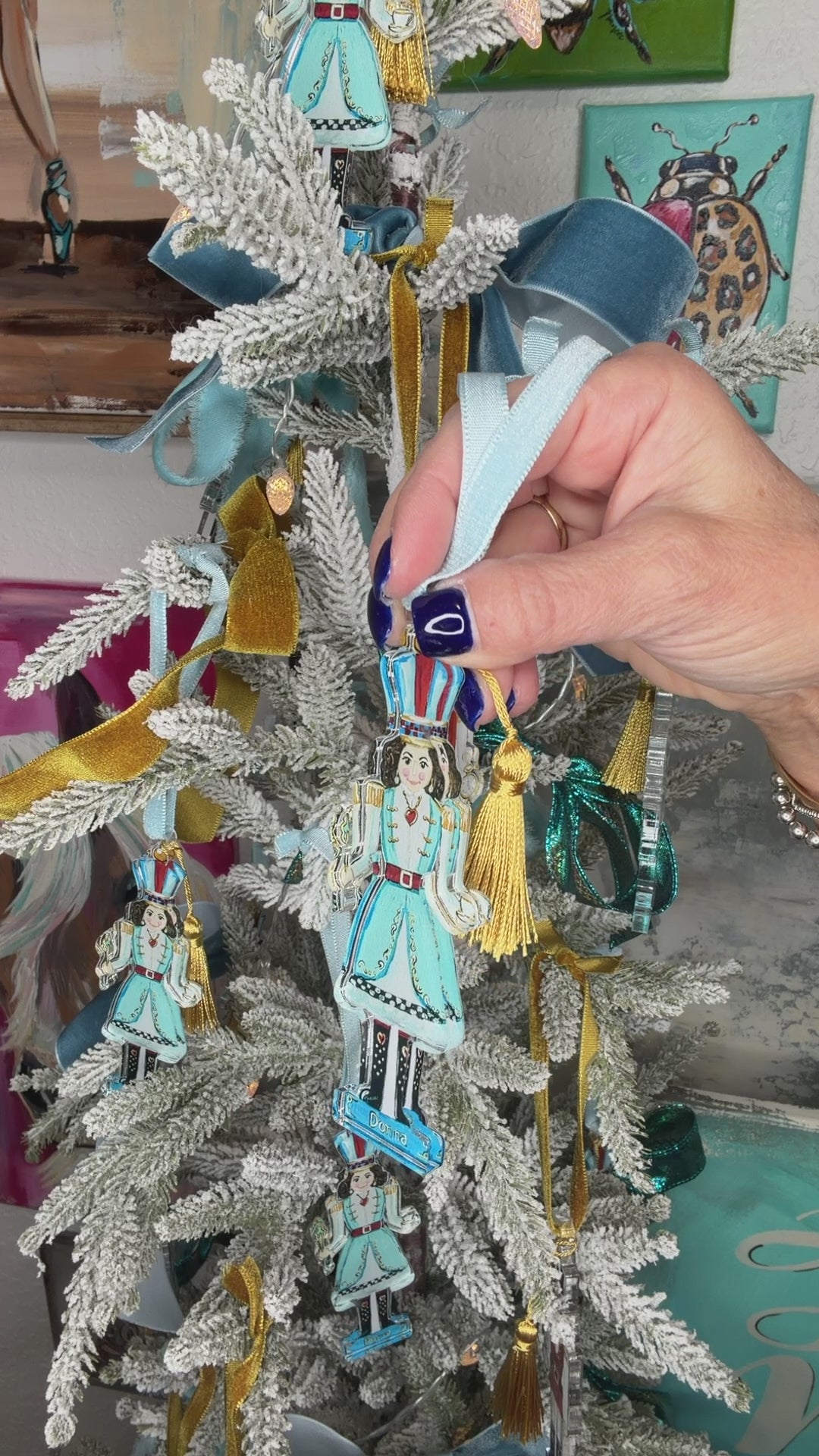 2026 Ornament: Lady Nutcracker "Donna"