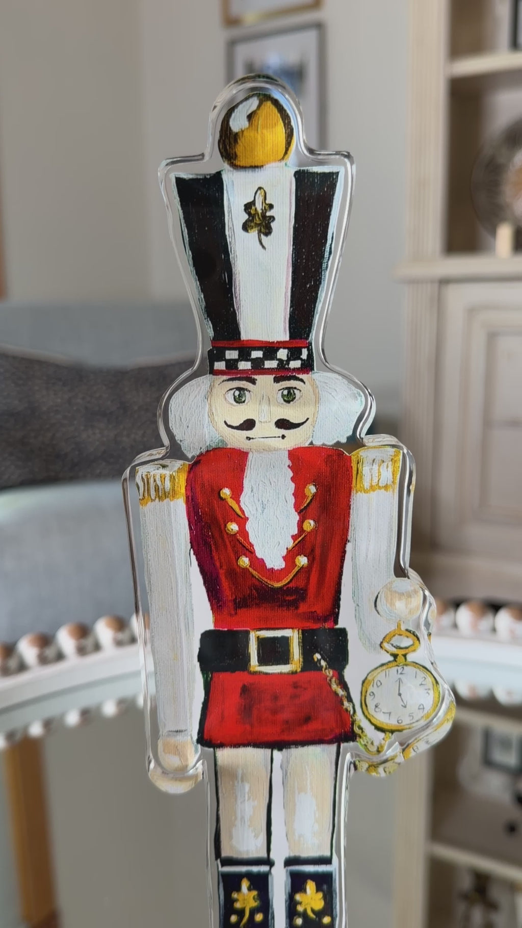 "Howard" Nutcracker: Acrylic Art