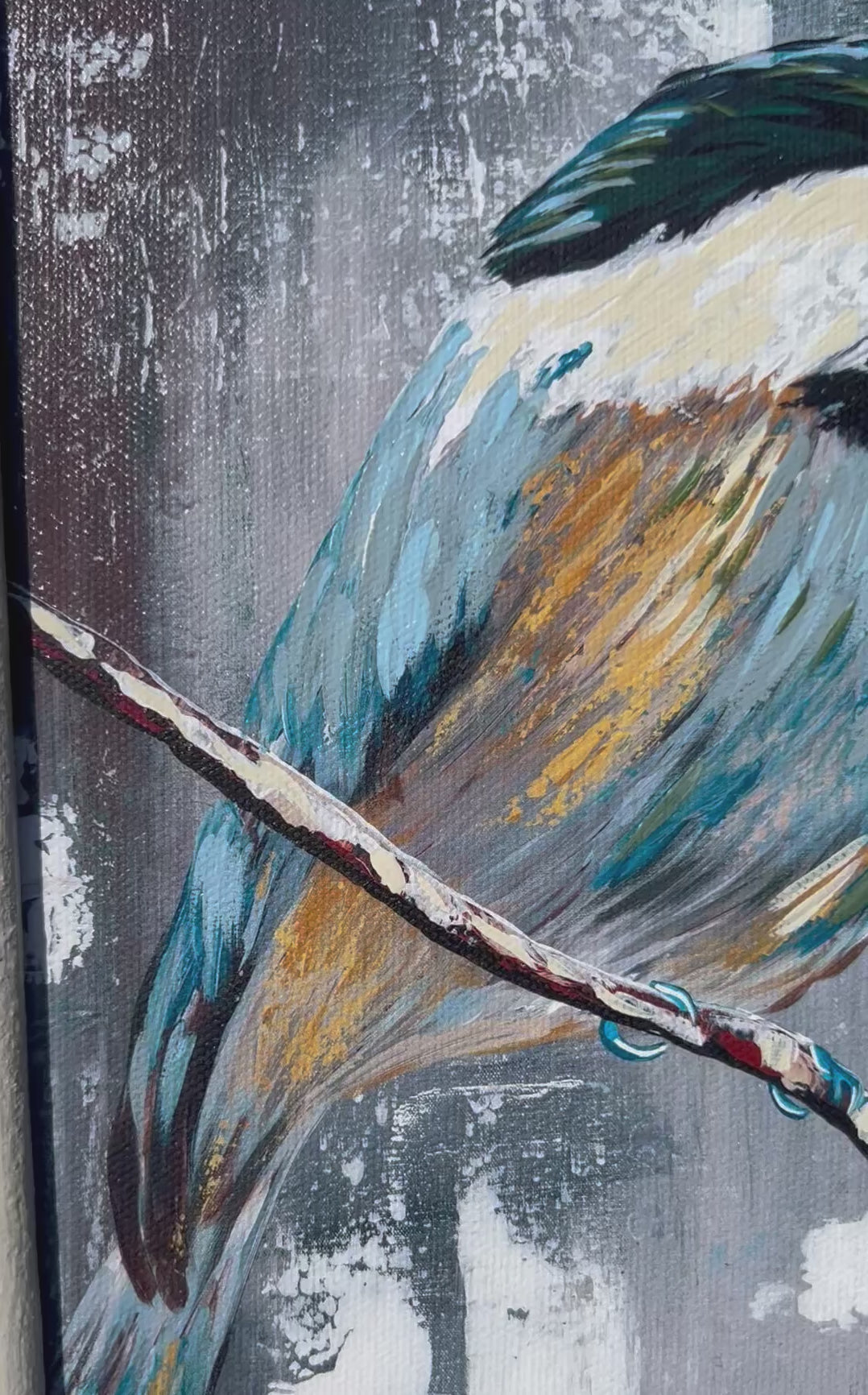 Fancee's Signature Collection: "Perched" - 16.5" x 14.75"