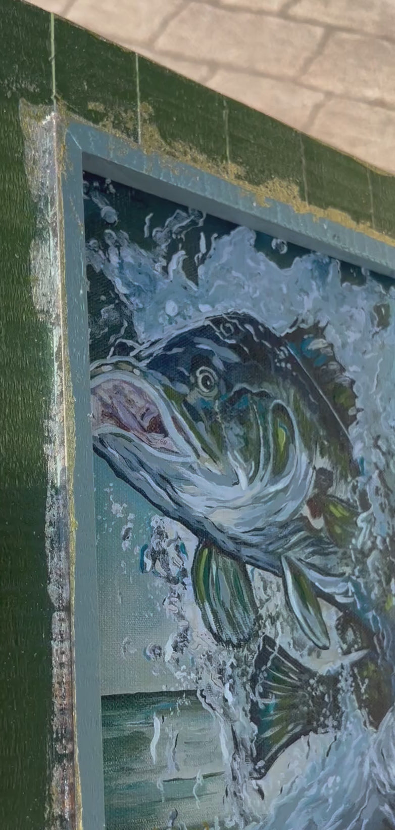 Fancee's Signature Collection: "What a Catch - 2"  - 13.5" x 11.5"