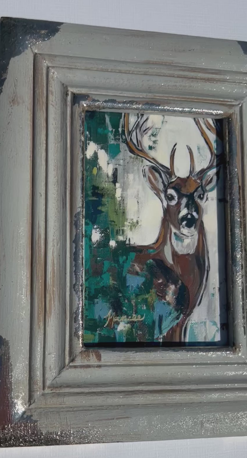 Fancee's Signature Collection: "Rack in Abstract" - 9.5" x 7.5"