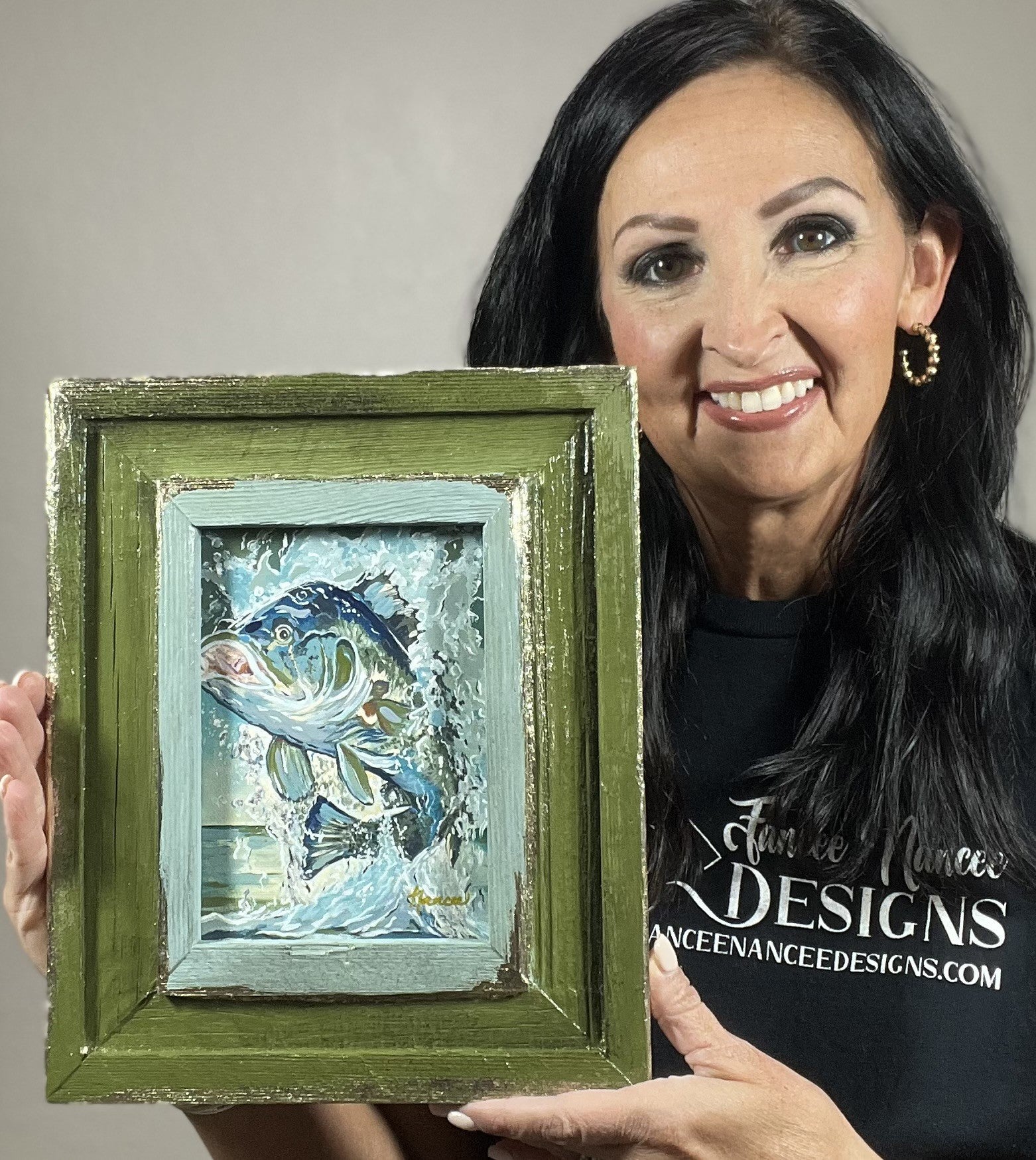 Fancee's Signature Collection: "What a Catch" - 11.25" x 9.25"