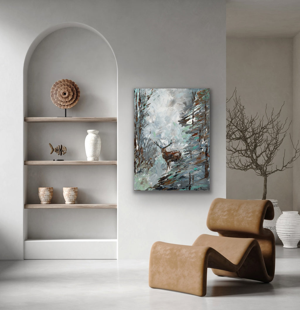 "Stag Still" Gallery Quality Print Wall Art