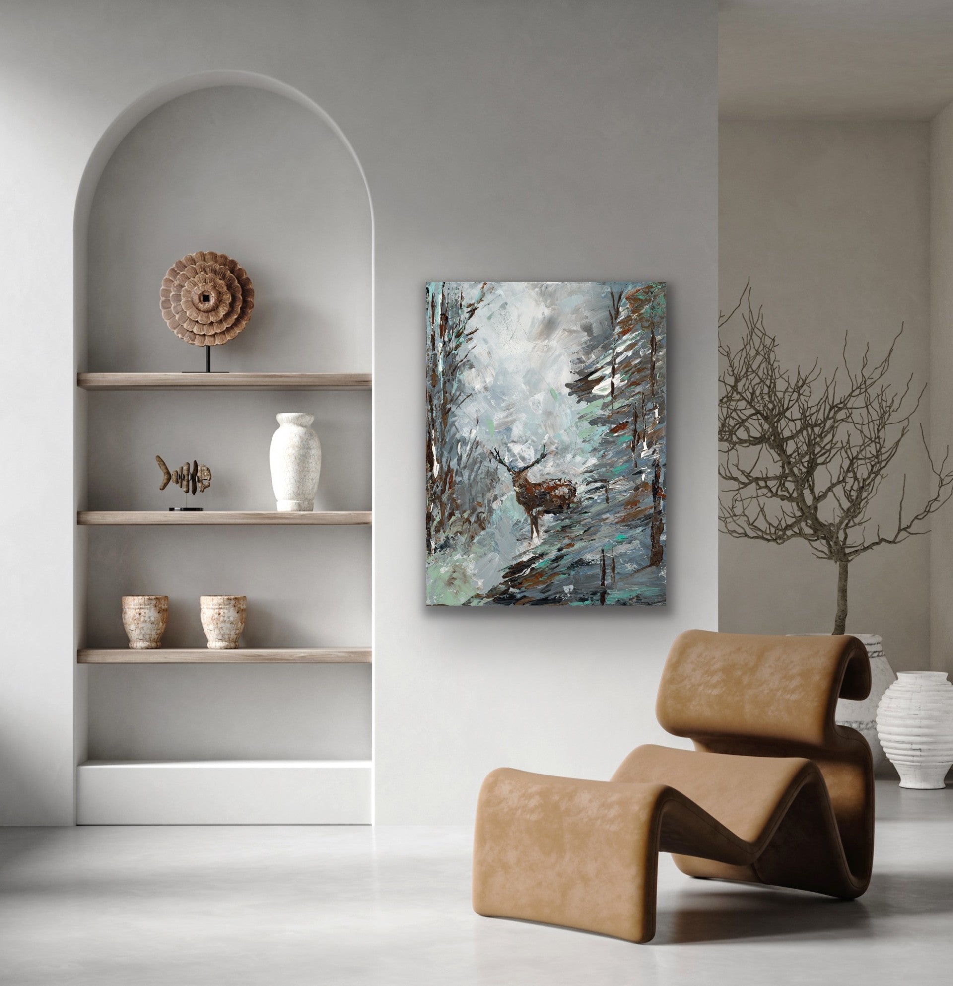 "Stag Still" Gallery Quality Print Wall Art