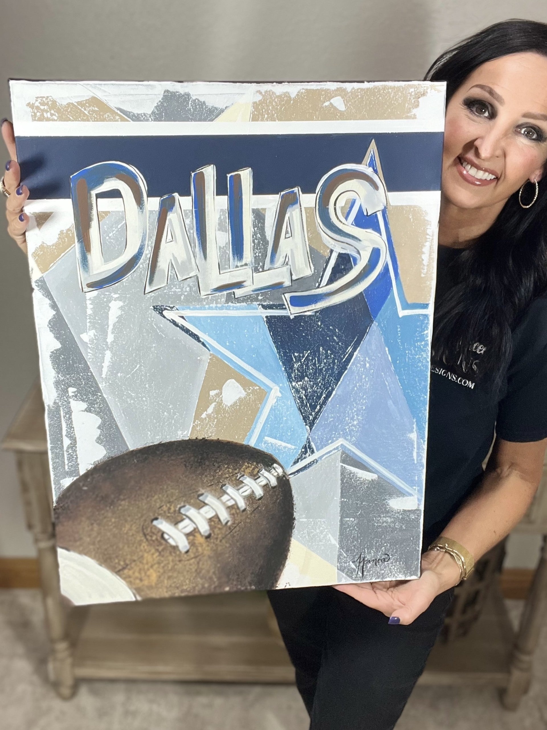 Dallas Gallery Quality Print on canvas