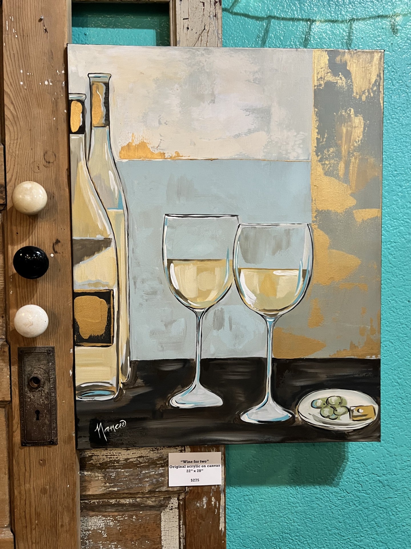 "Wine For Two" ORIGINAL painting