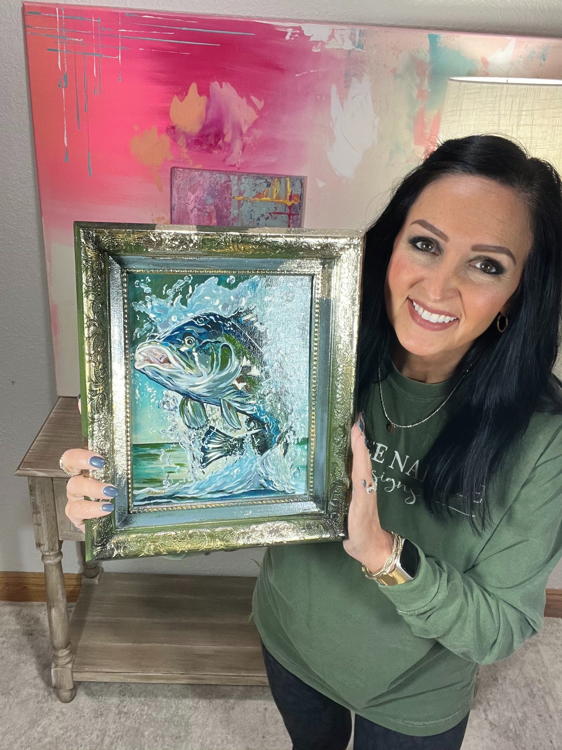 Fancee Frame!: "What a Catch - 3" - 11" x 13"