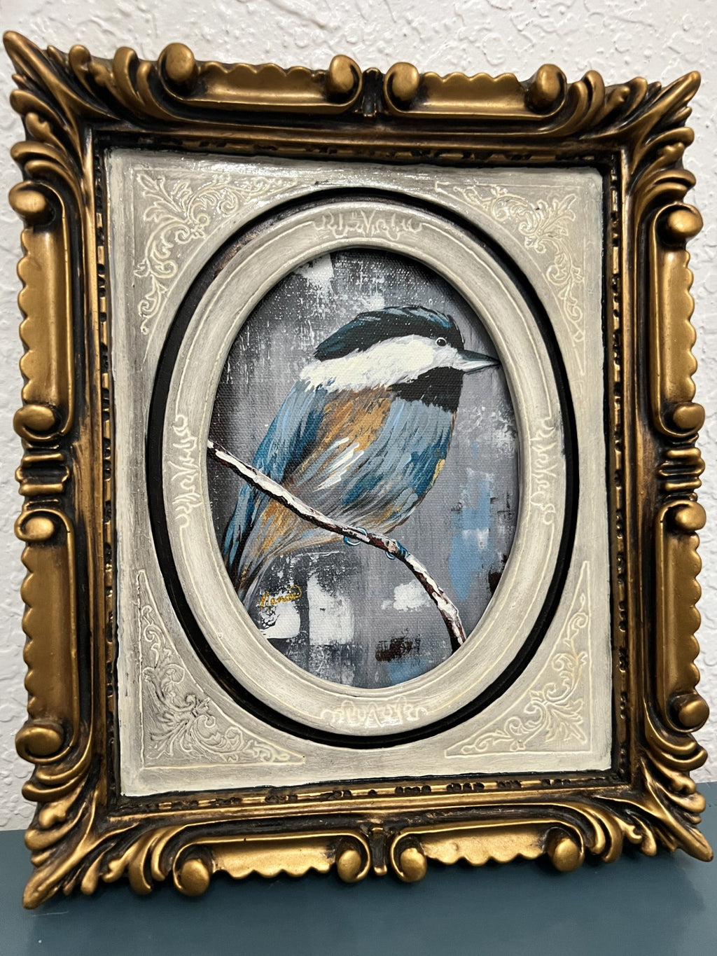 Fancee Frame!: "Perched - 3"    9.5" x 11"