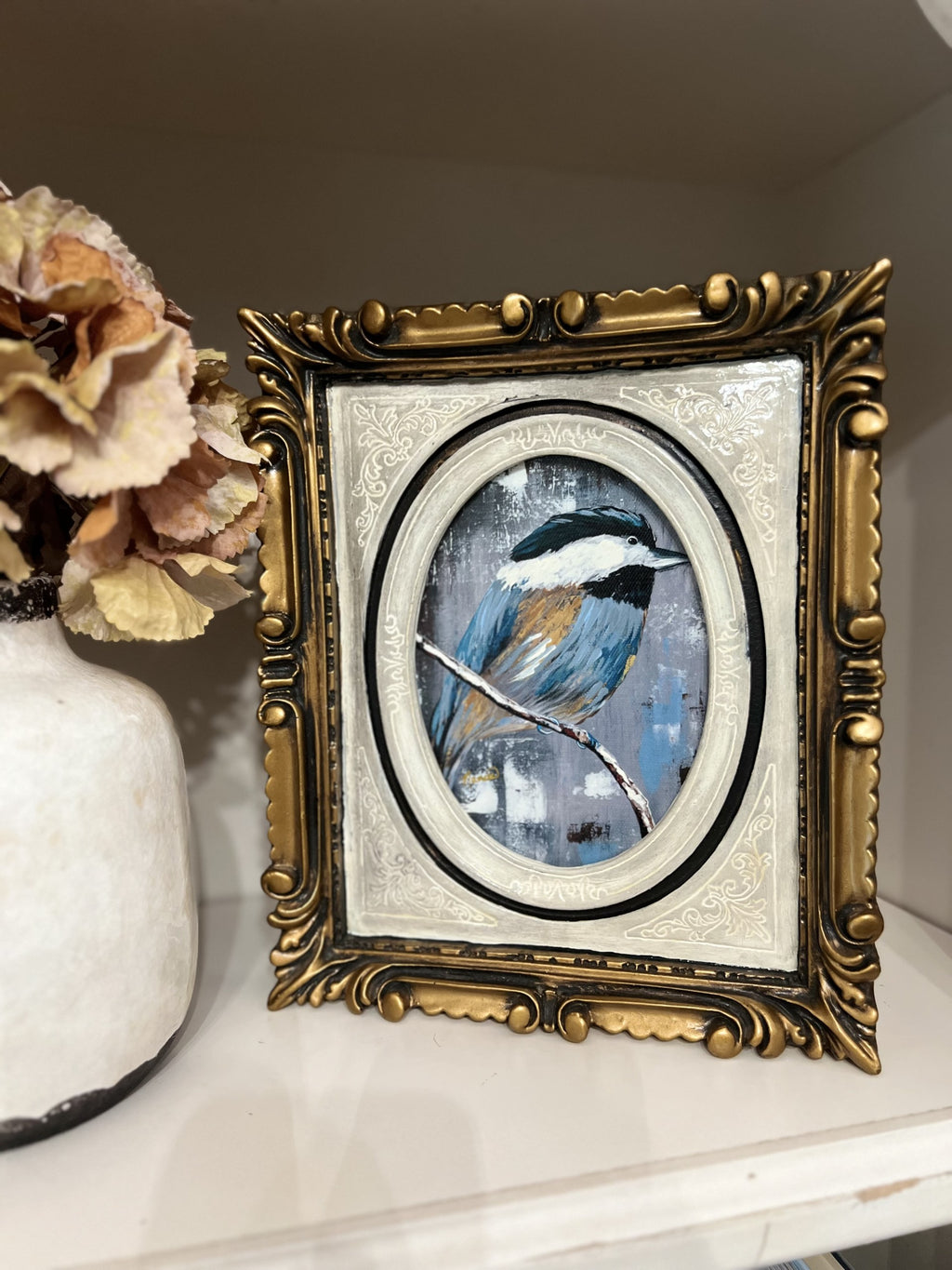Fancee Frame!: "Perched - 3"    9.5" x 11"
