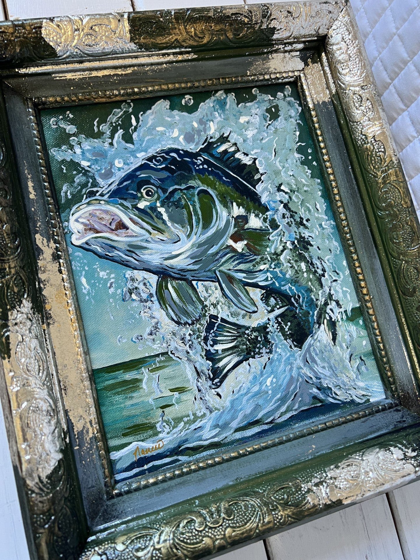 Fancee Frame!: "What a Catch - 3" - 11" x 13"