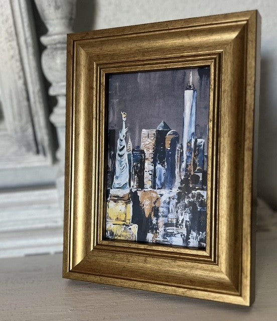 Mini-Me Framed Art: Concrete Jungle 4" x 6"