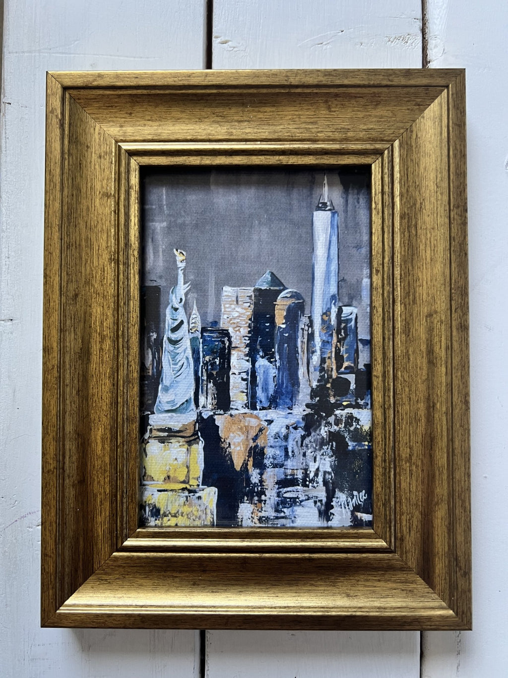 Mini-Me Framed Art: Concrete Jungle 4" x 6"