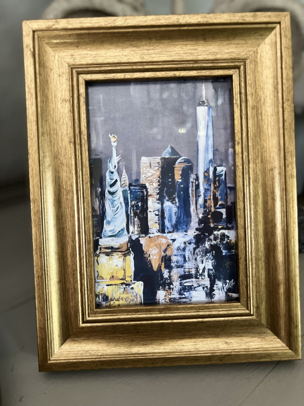 Mini-Me Framed Art: Concrete Jungle 4" x 6"