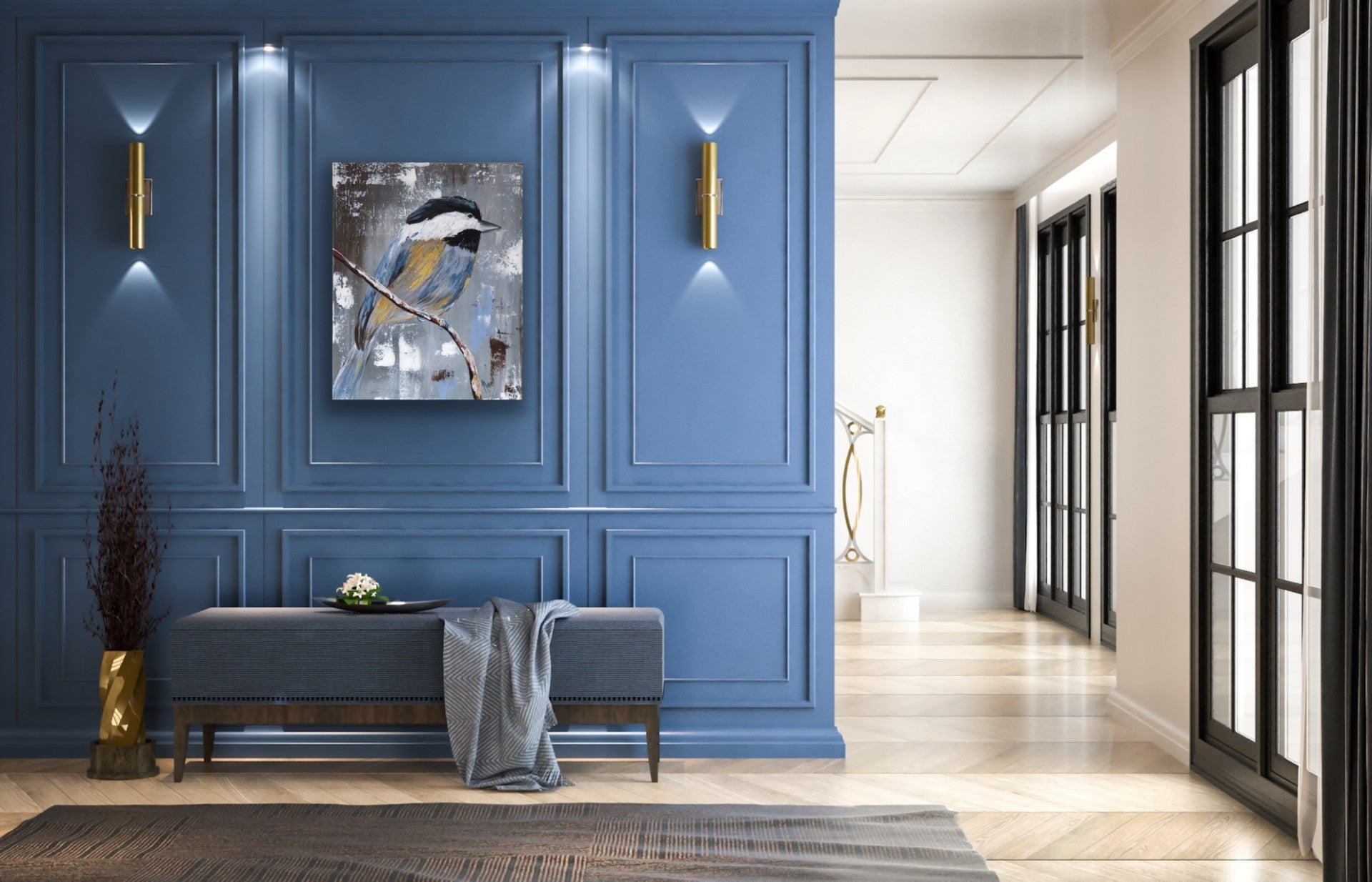 "Perched" Gallery Quality Print Wall Art