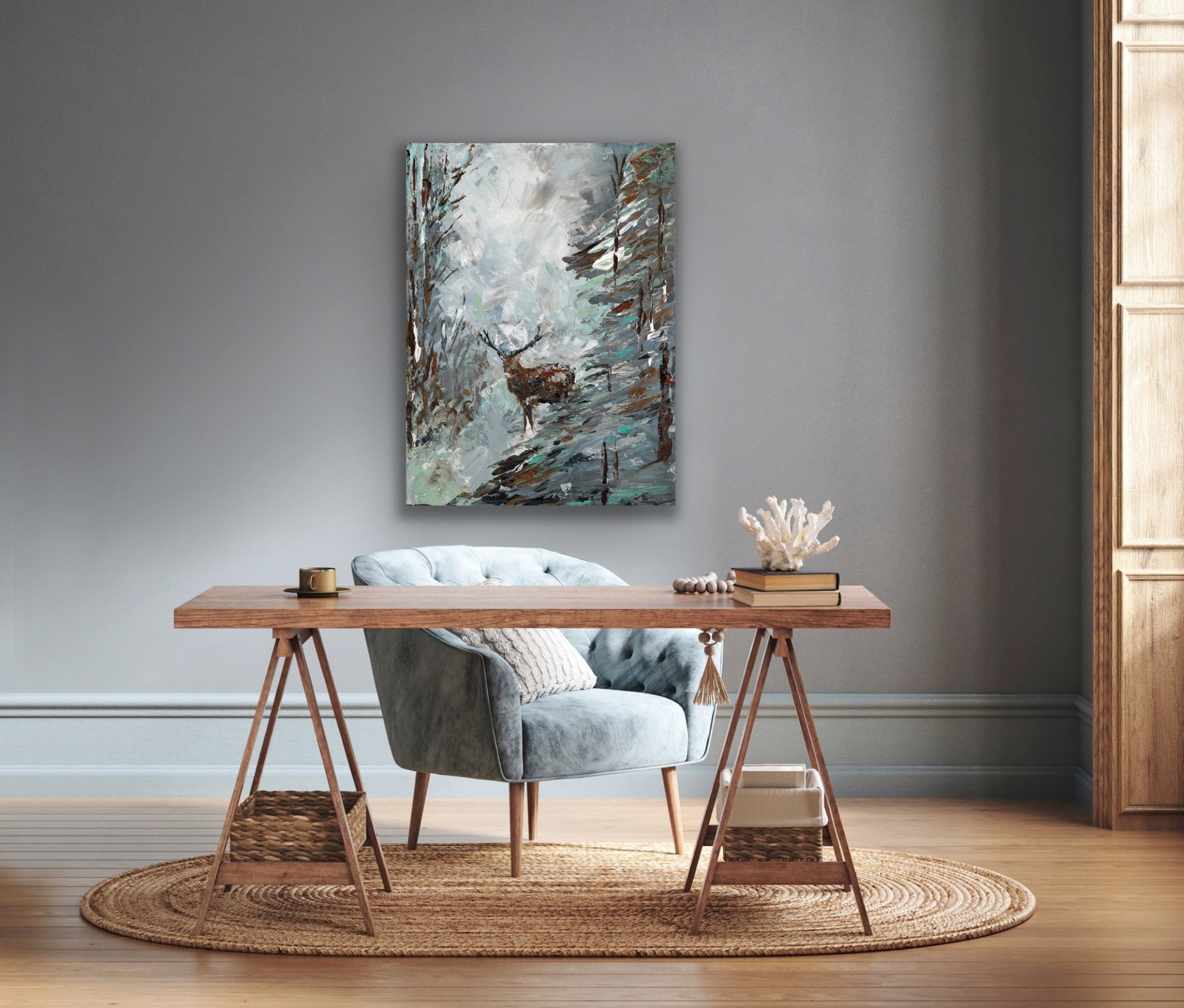 "Stag Still" Gallery Quality Print Wall Art