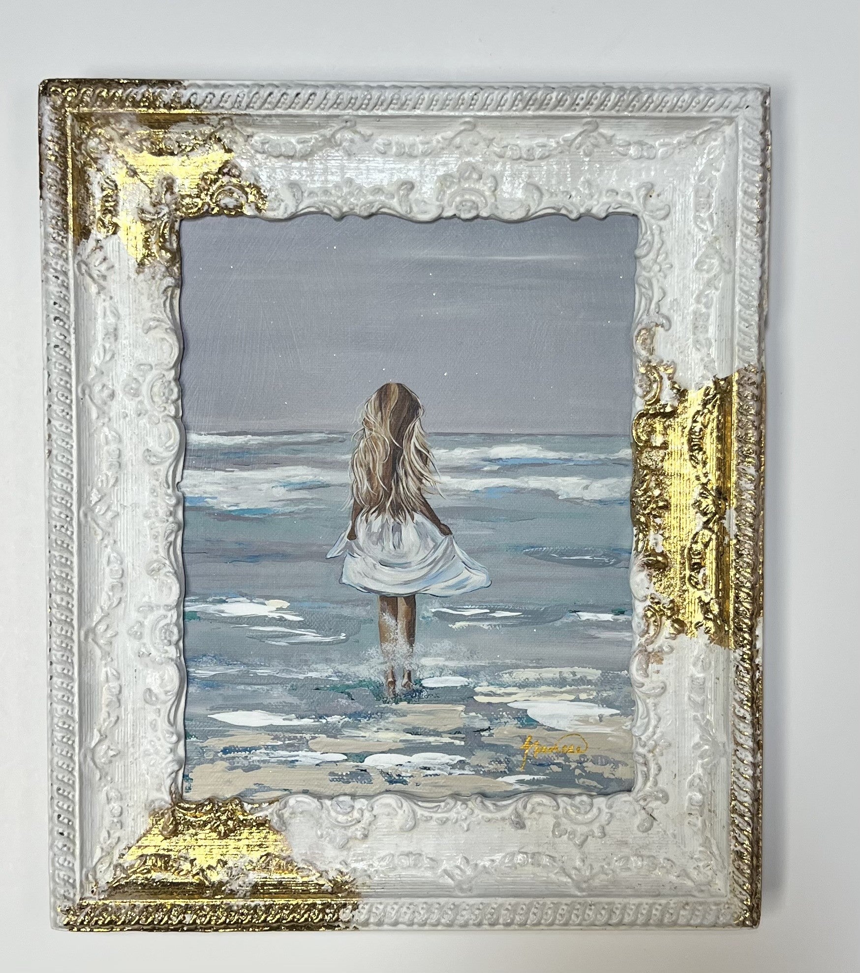 Fancee's Signature Collection: "Beach Hair" 13.5" x 11.5"