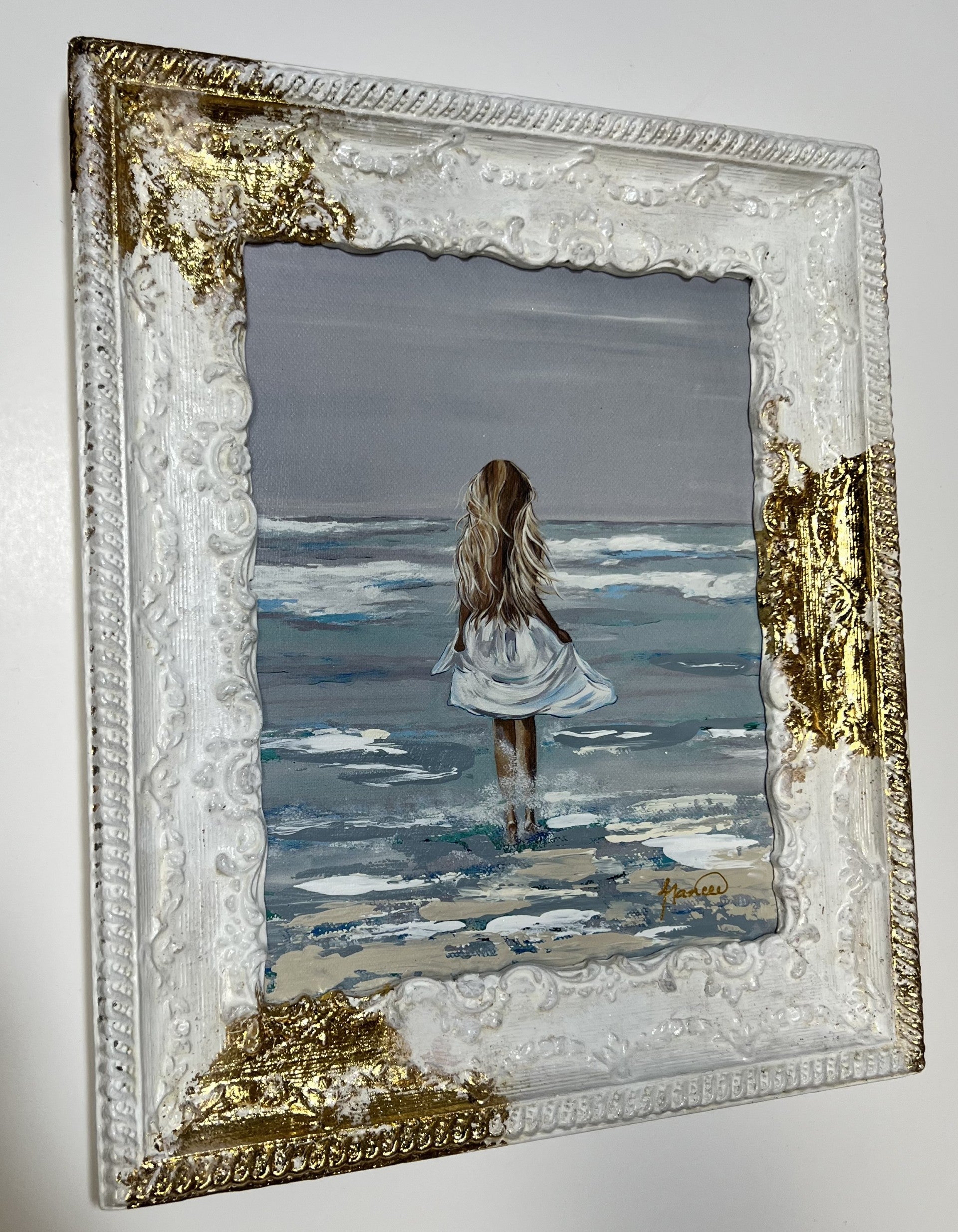 Fancee's Signature Collection: "Beach Hair" 13.5" x 11.5"