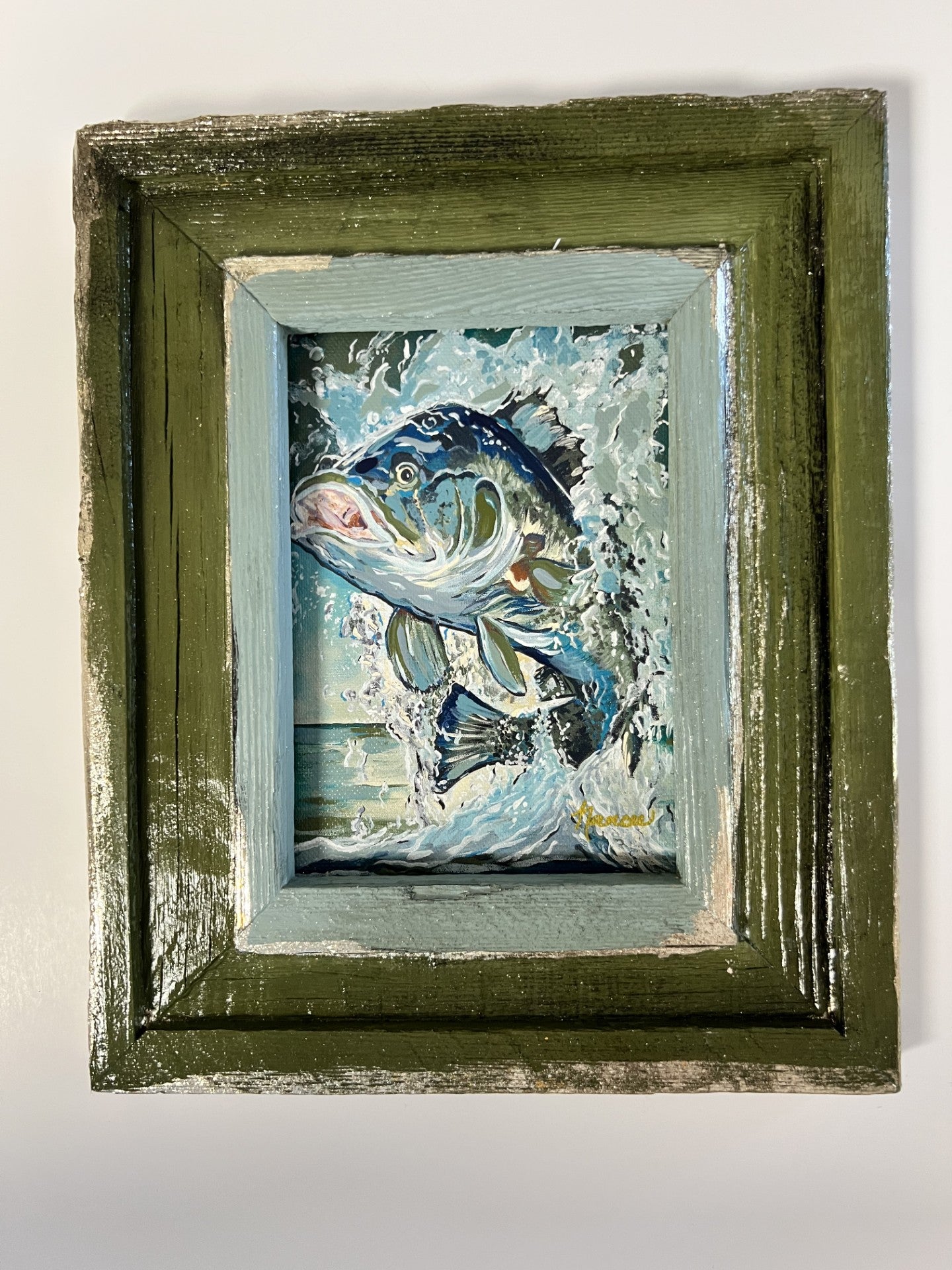 Fancee's Signature Collection: "What a Catch" - 11.25" x 9.25"