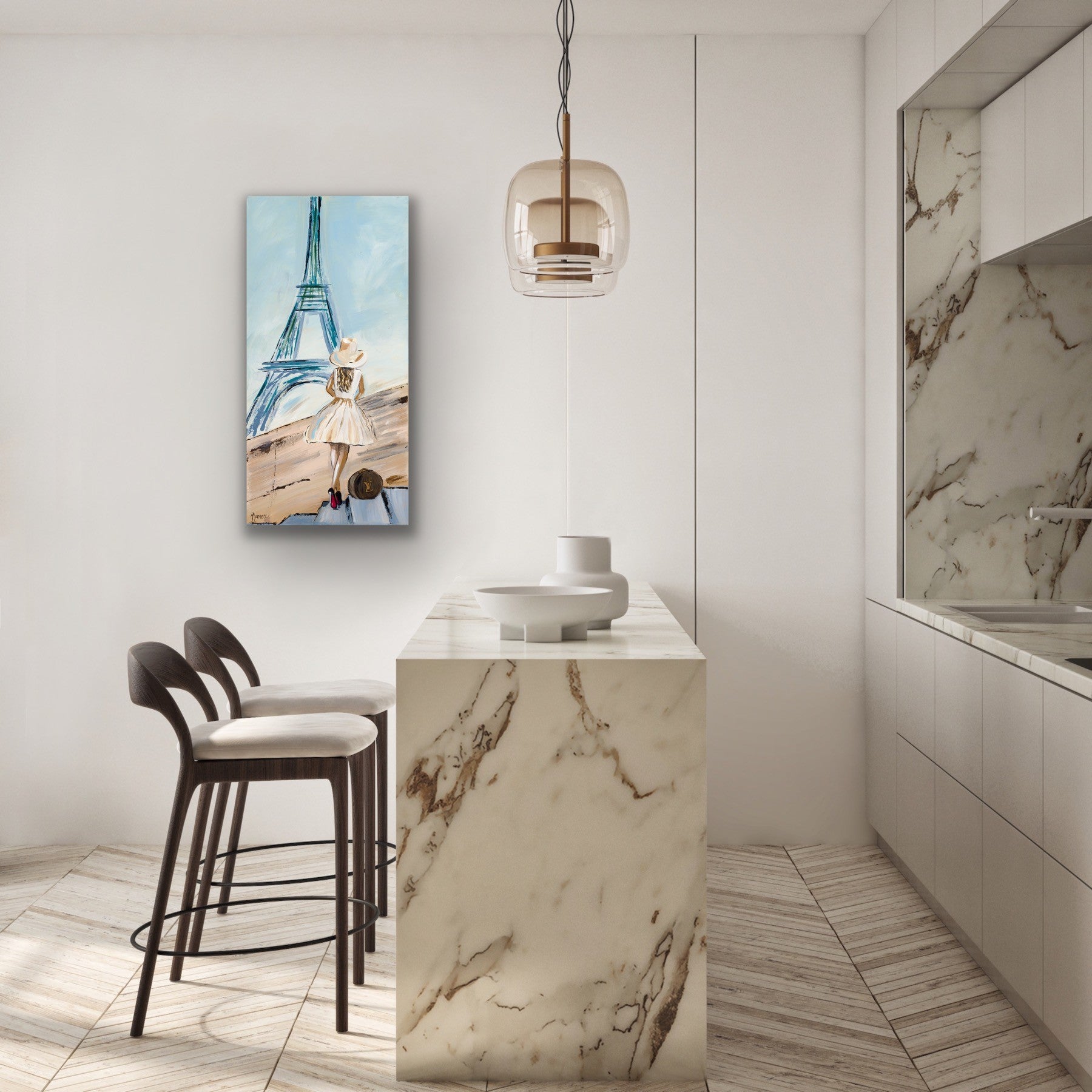 "Dreams of Paris" Gallery Quality Print Wall Art