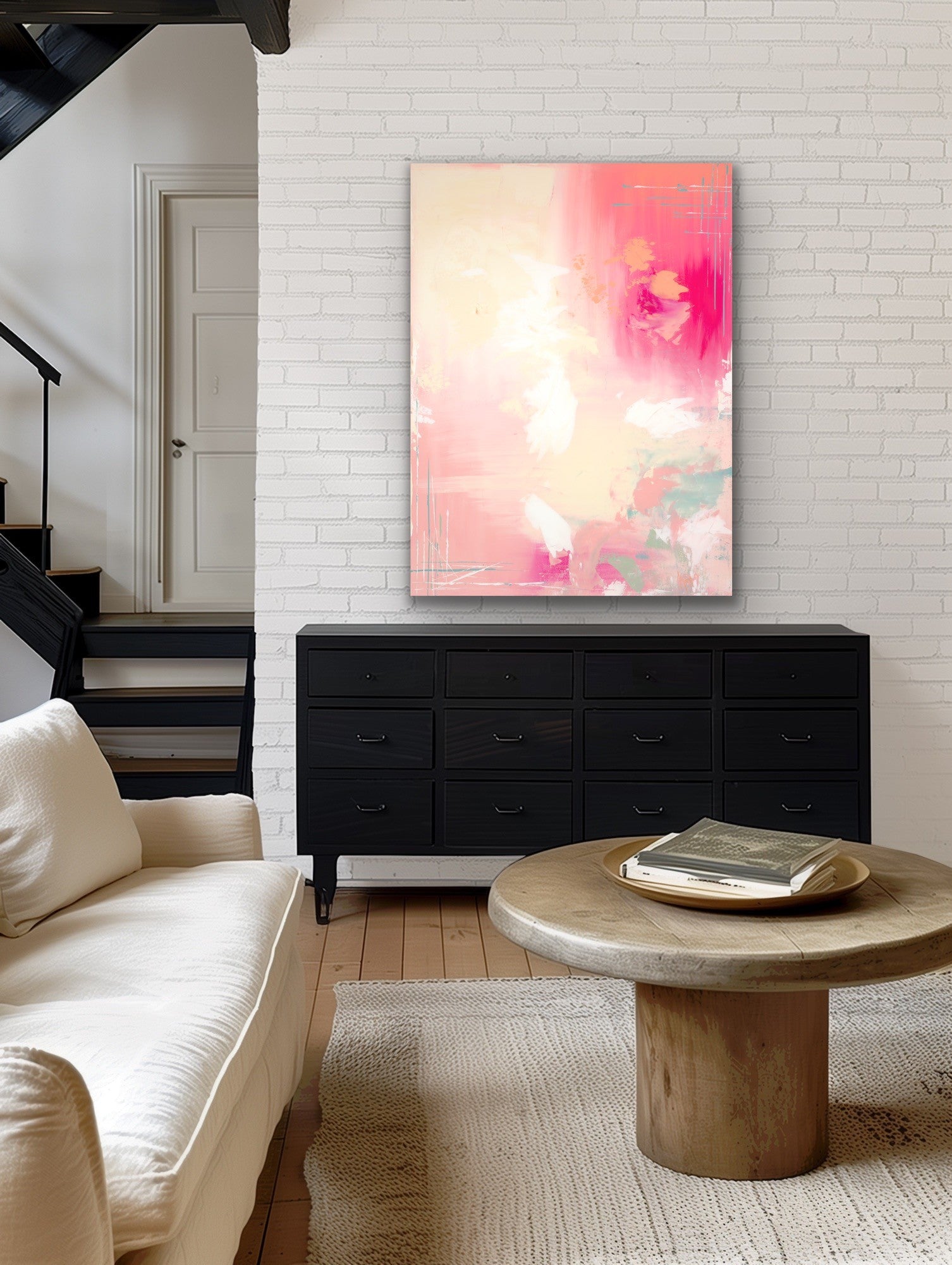"Abstract: Pretty in Pinks" Gallery Quality Print Wall Art