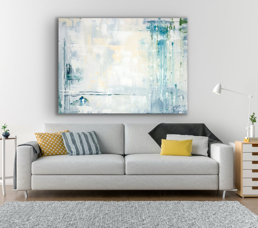"Abstract: Tranquil Layers" Gallery Quality Print Wall Art