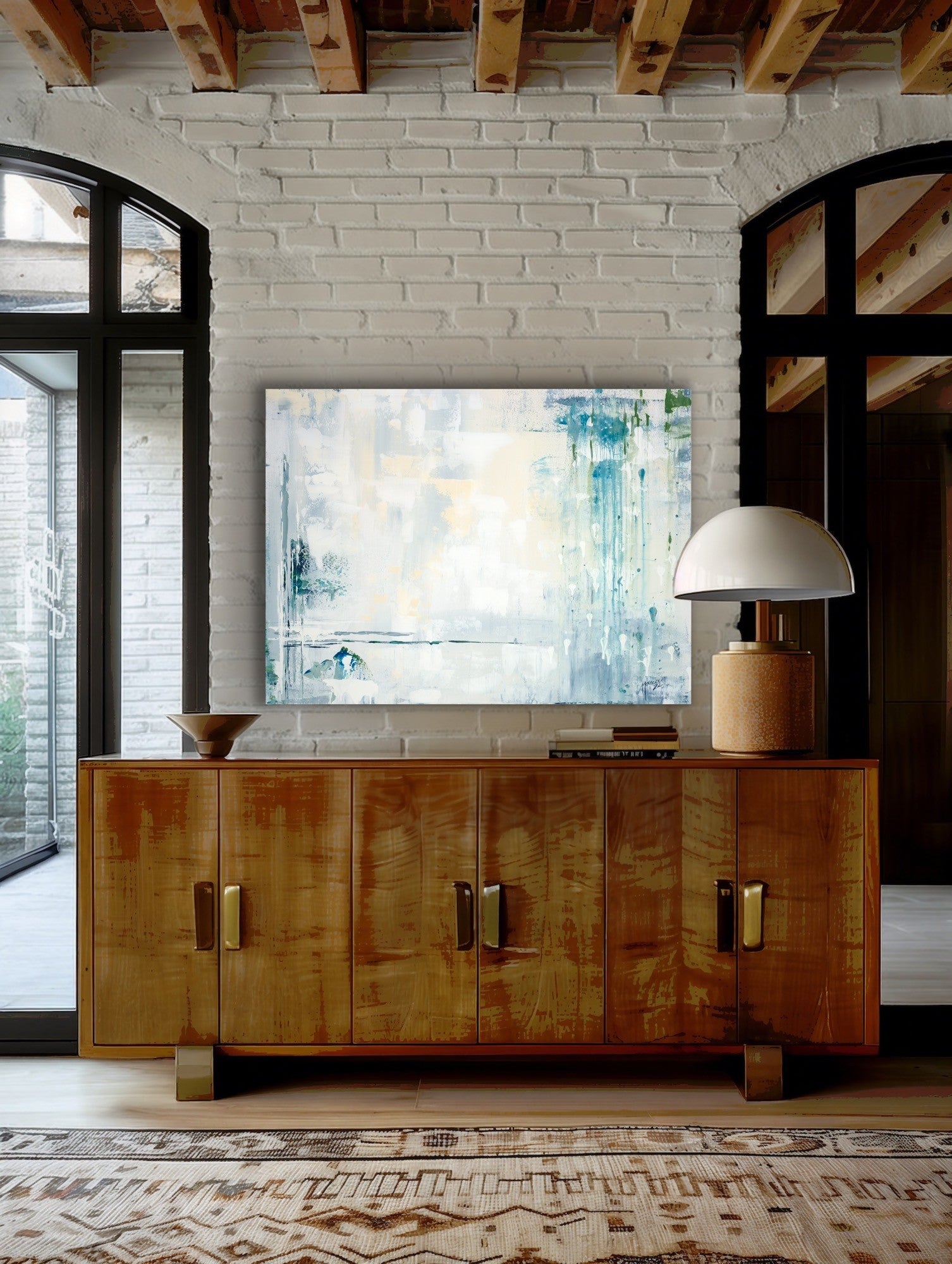 "Abstract: Tranquil Layers" Gallery Quality Print Wall Art