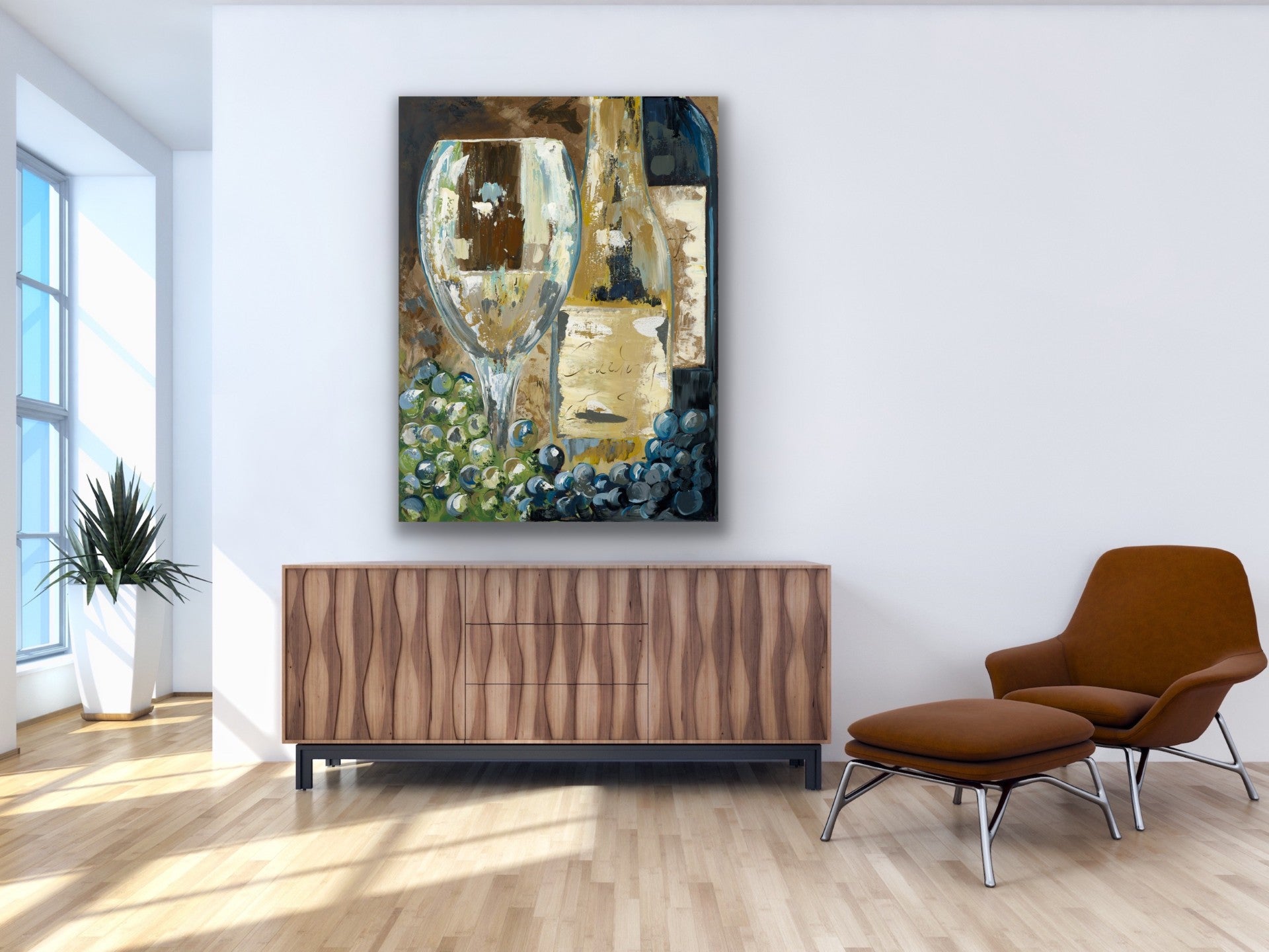 "It's Wine O'clock" Gallery  Quality Print Wall Art