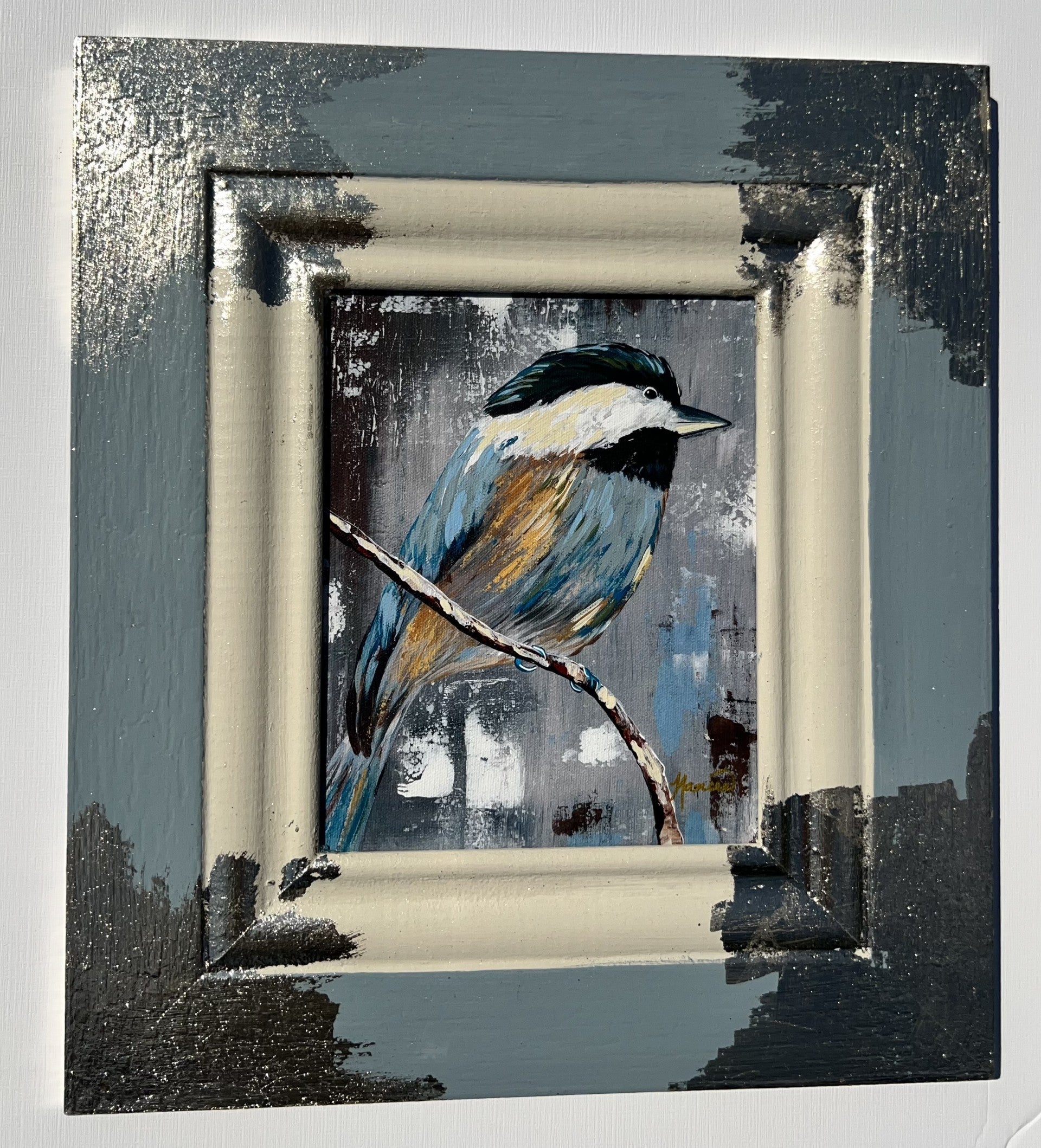 Fancee's Signature Collection: "Perched" - 16.5" x 14.75"