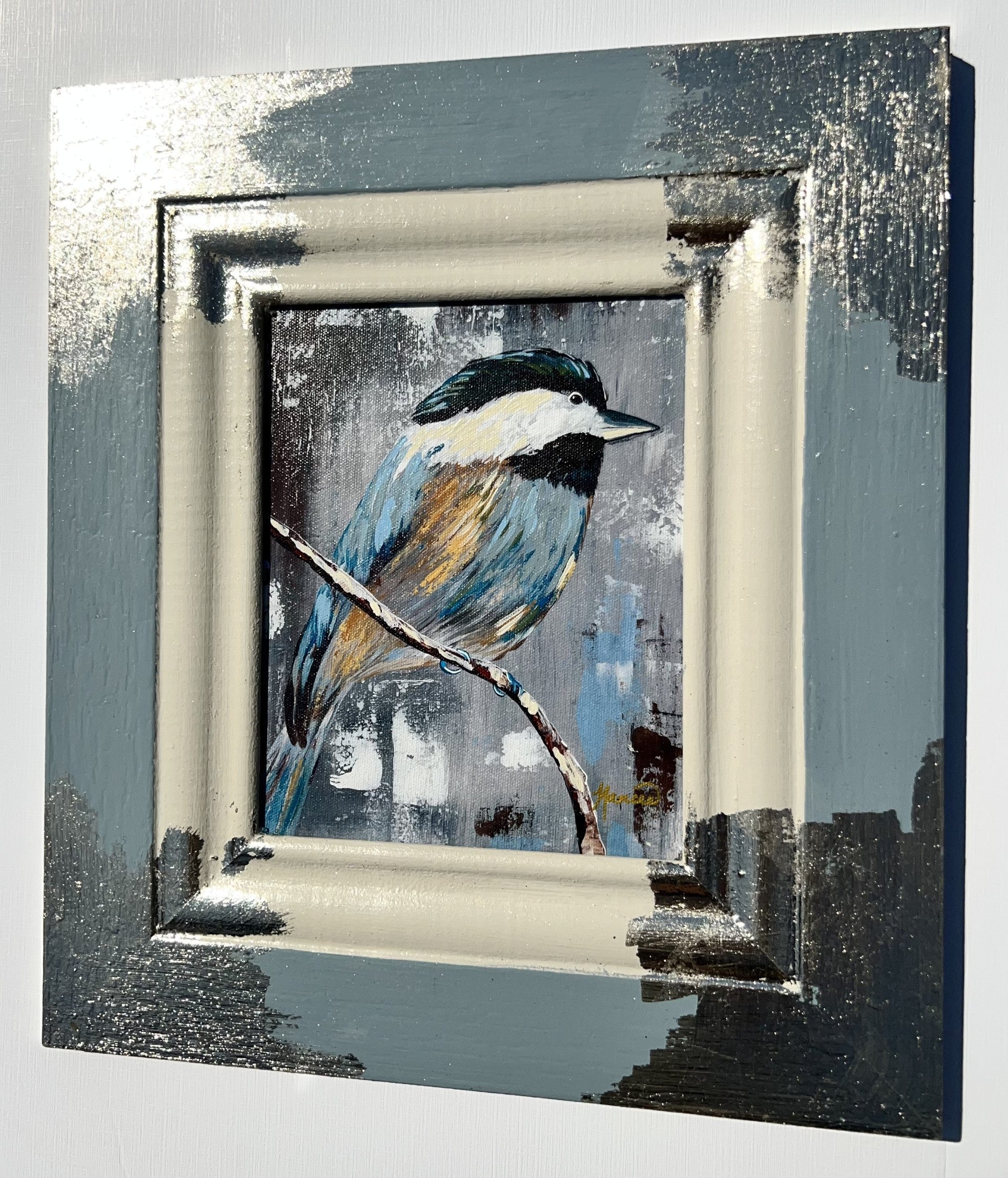Fancee's Signature Collection: "Perched" - 16.5" x 14.75"